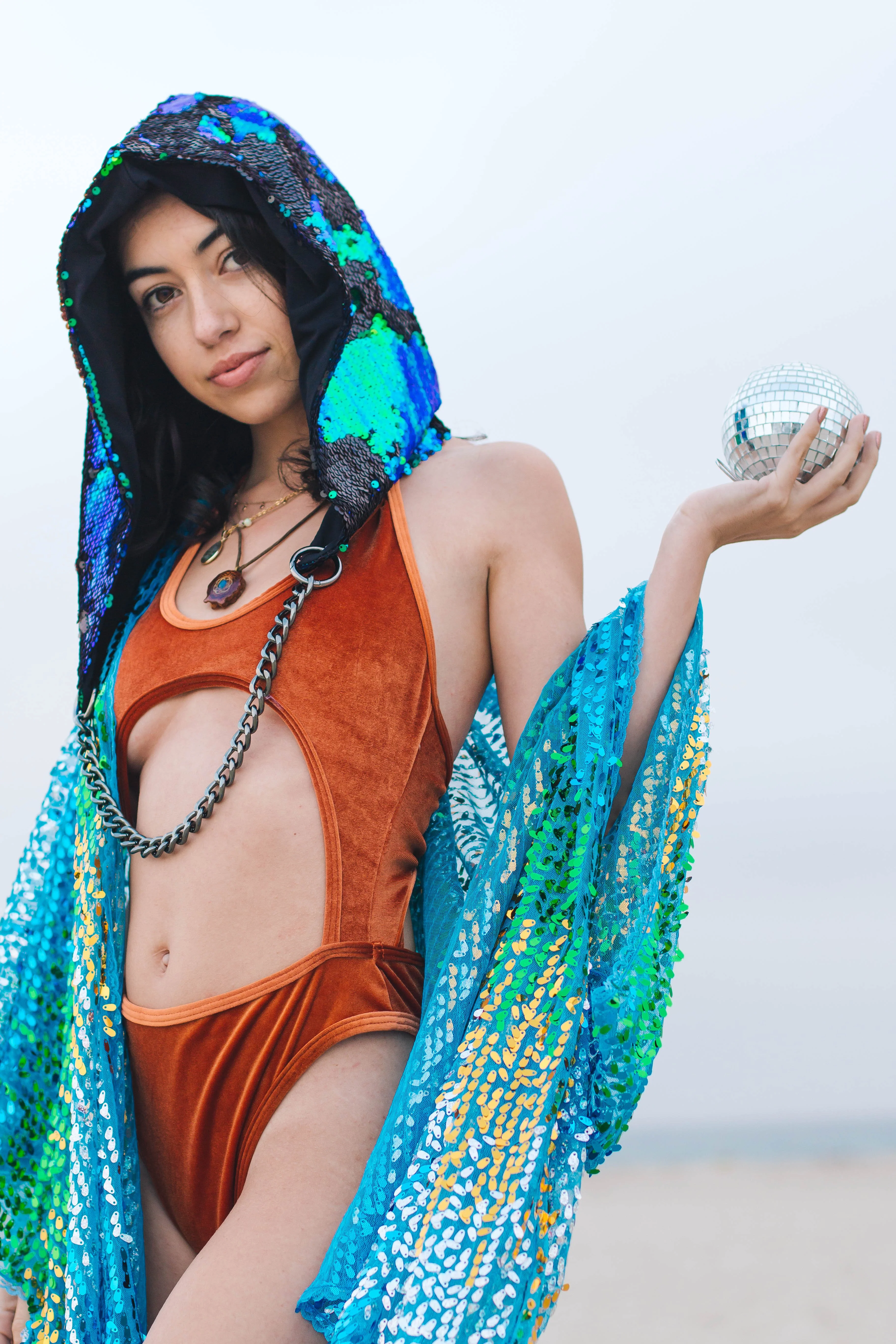 Forest Sequin Hood - Image 6