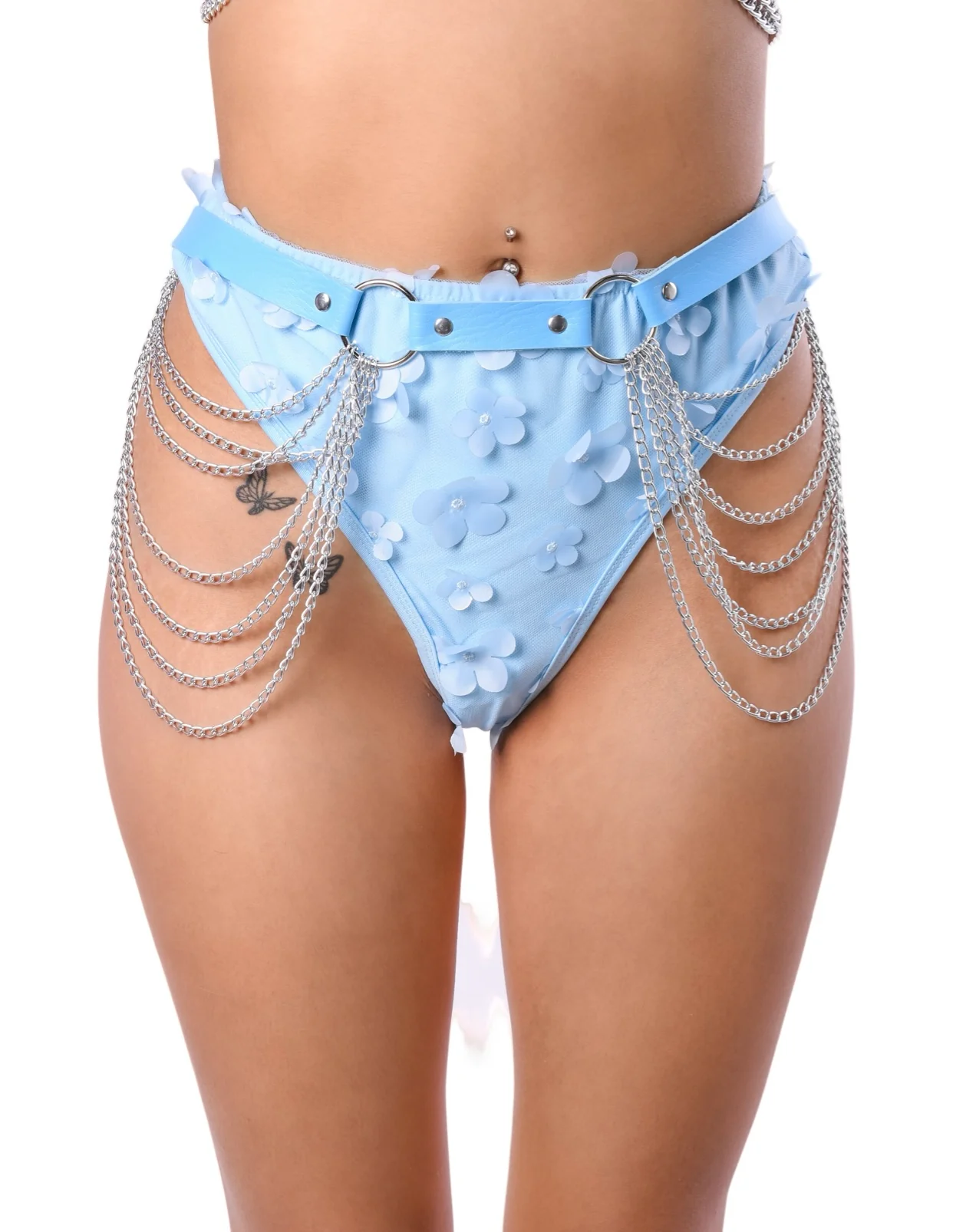 Baby Blue Harness Chain Set - Image 2