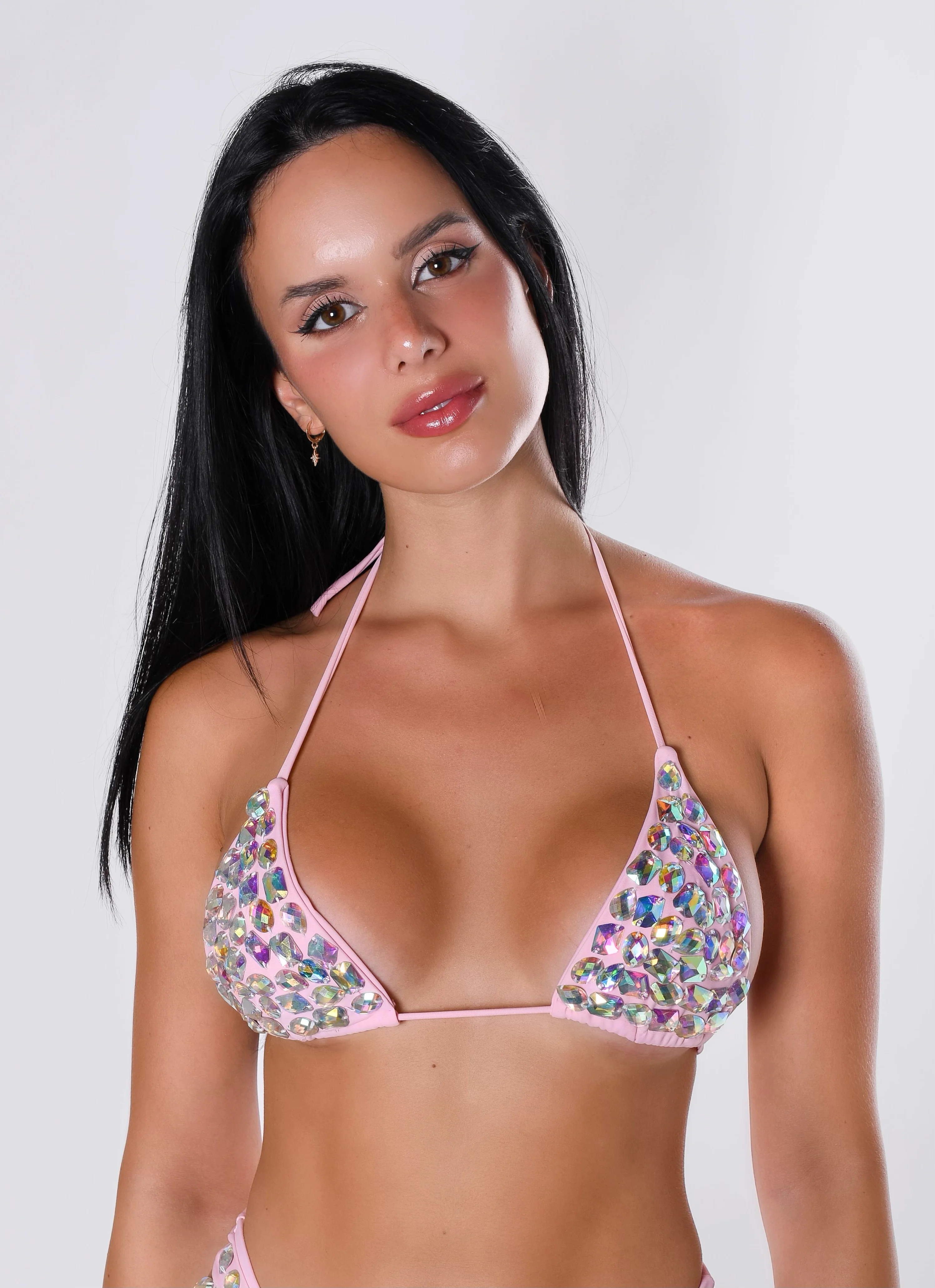 Baby Pink Rhinestone Set - Image 5