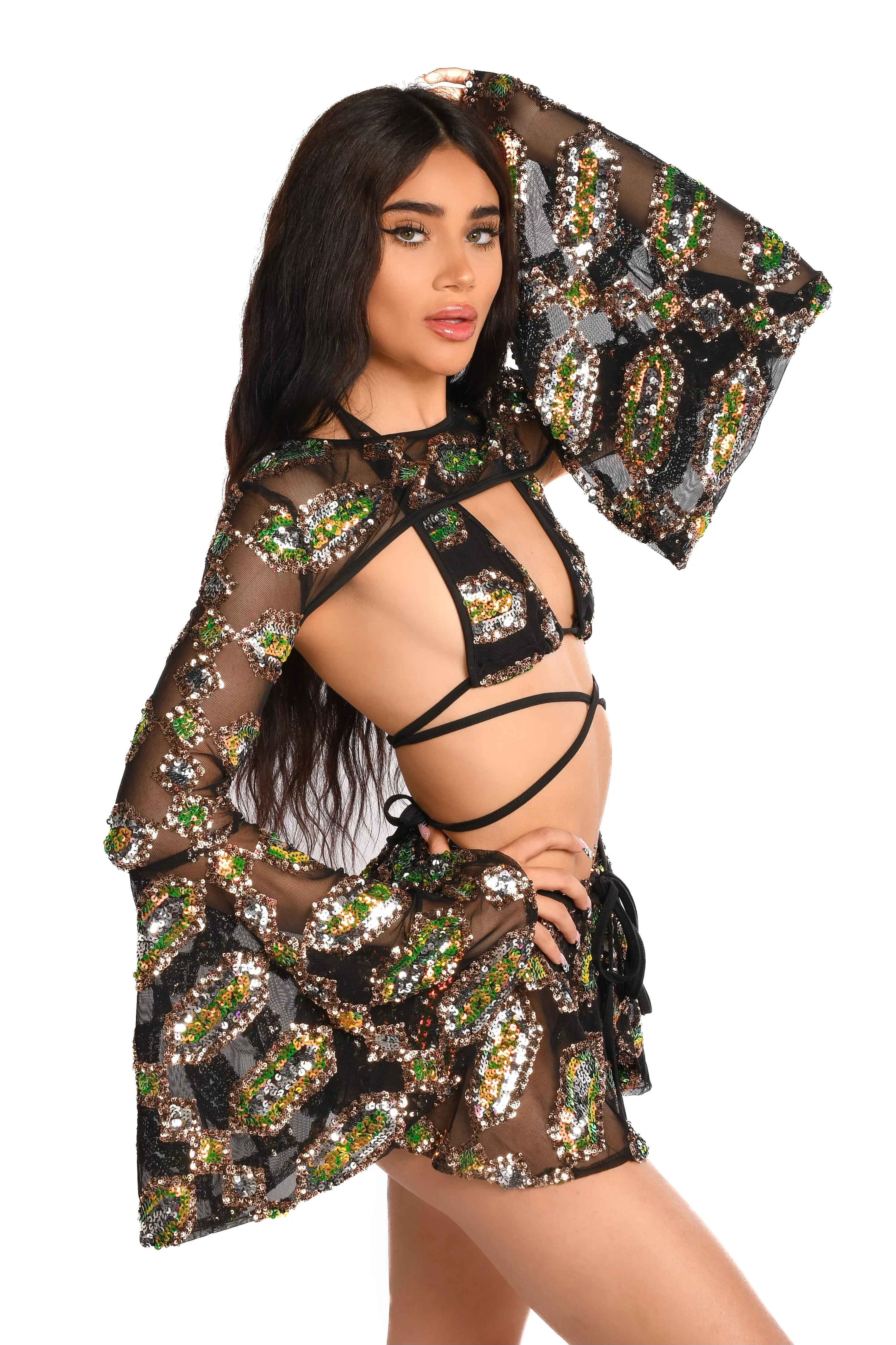 Black Obsidian Sequin Set - Image 6
