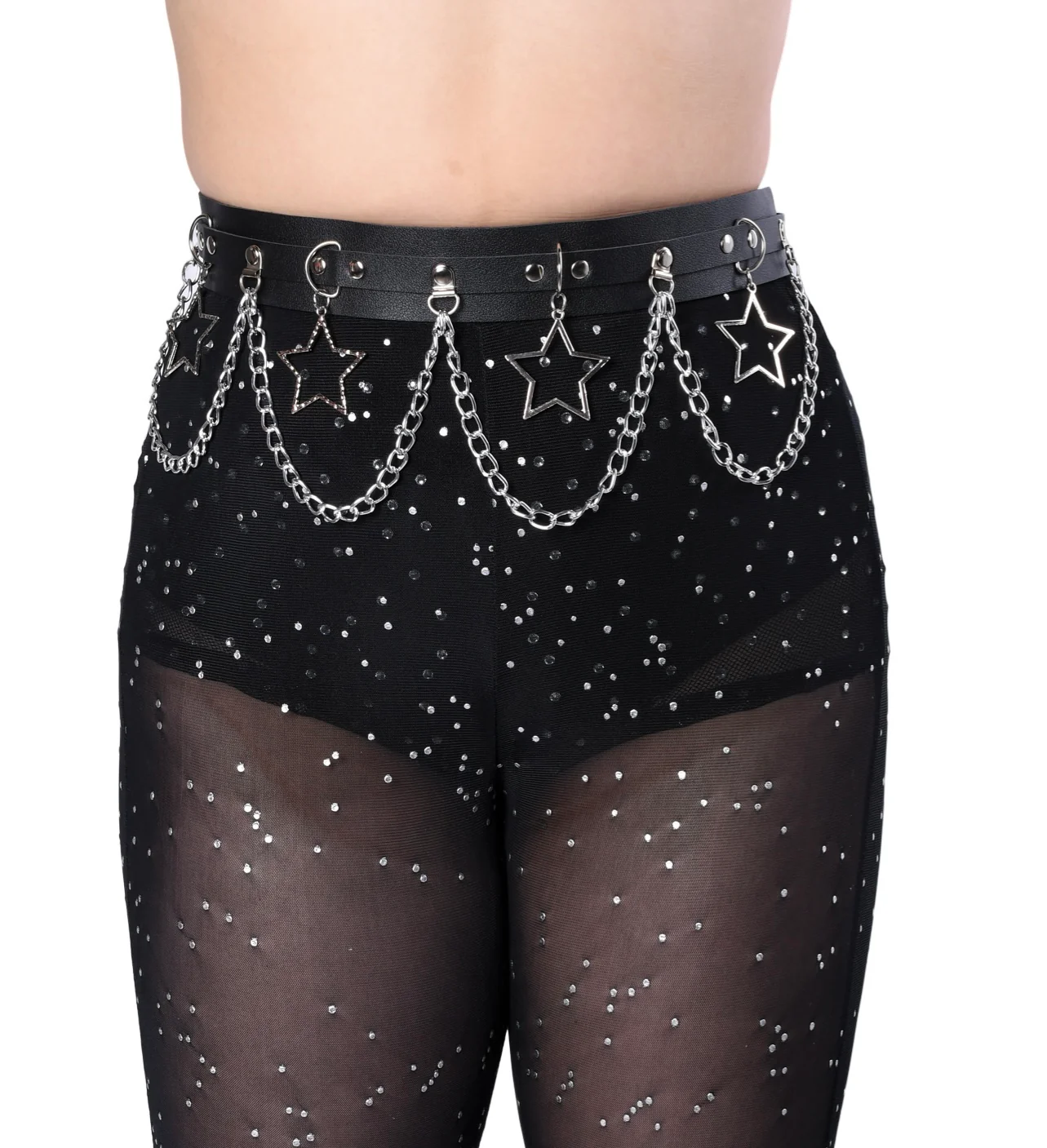 Midnight Star Vegan Leather Belt