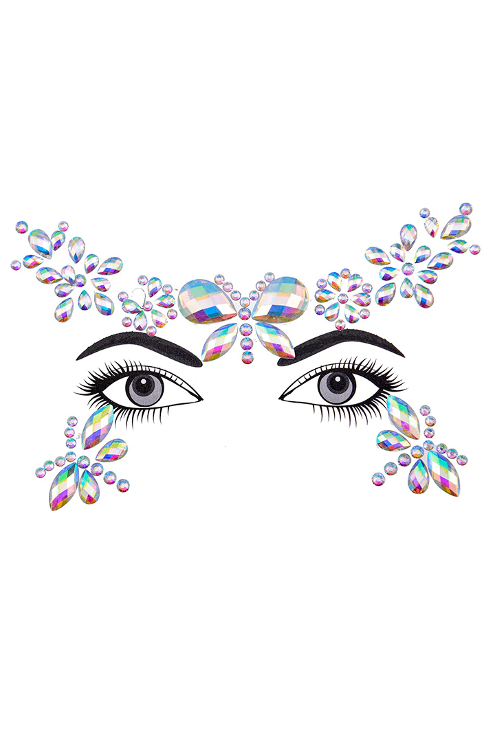 Butterfly Rhinestone Crystal Face Jewels - Image 2