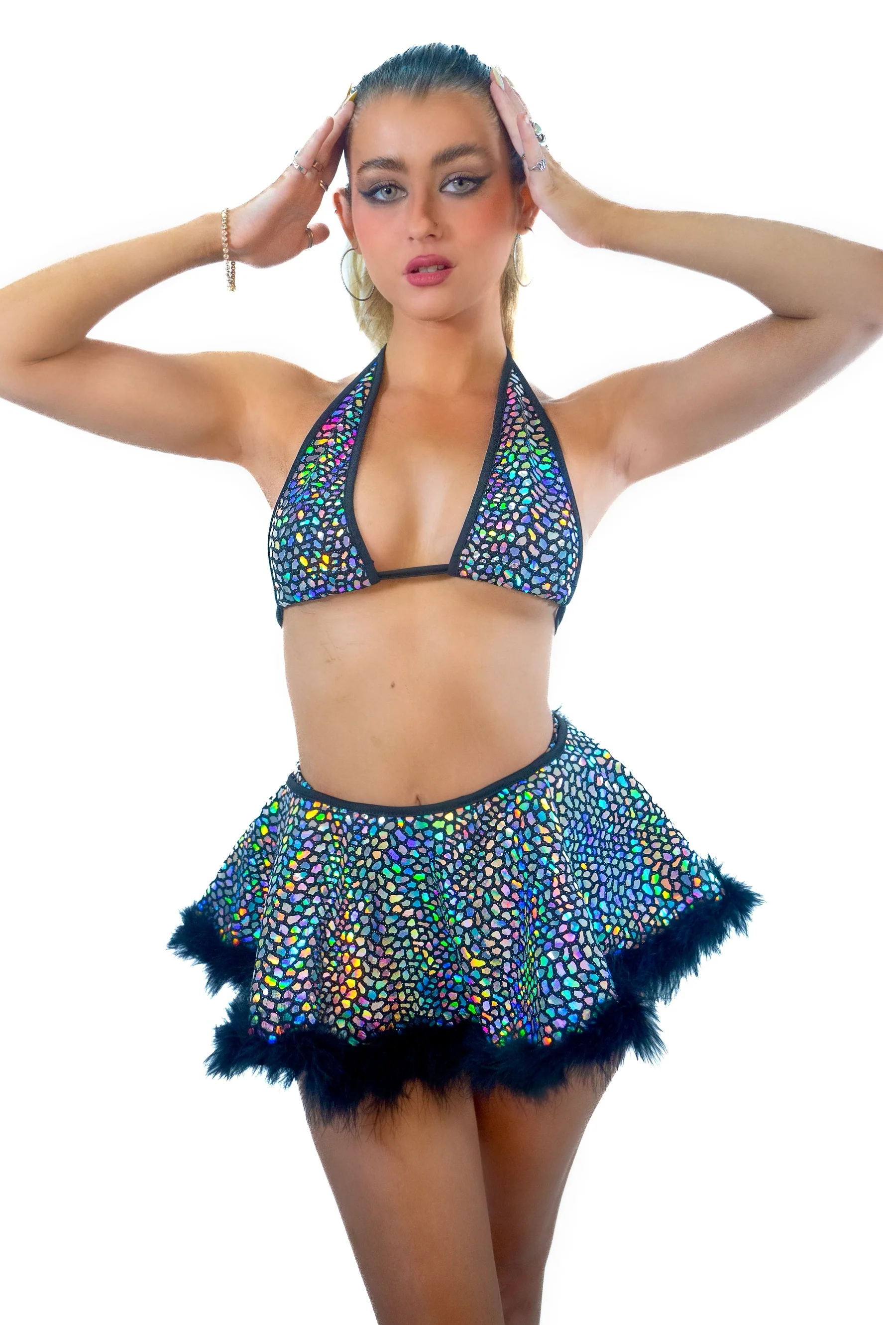 Holographic Fairy Aura Skirt - Image 5