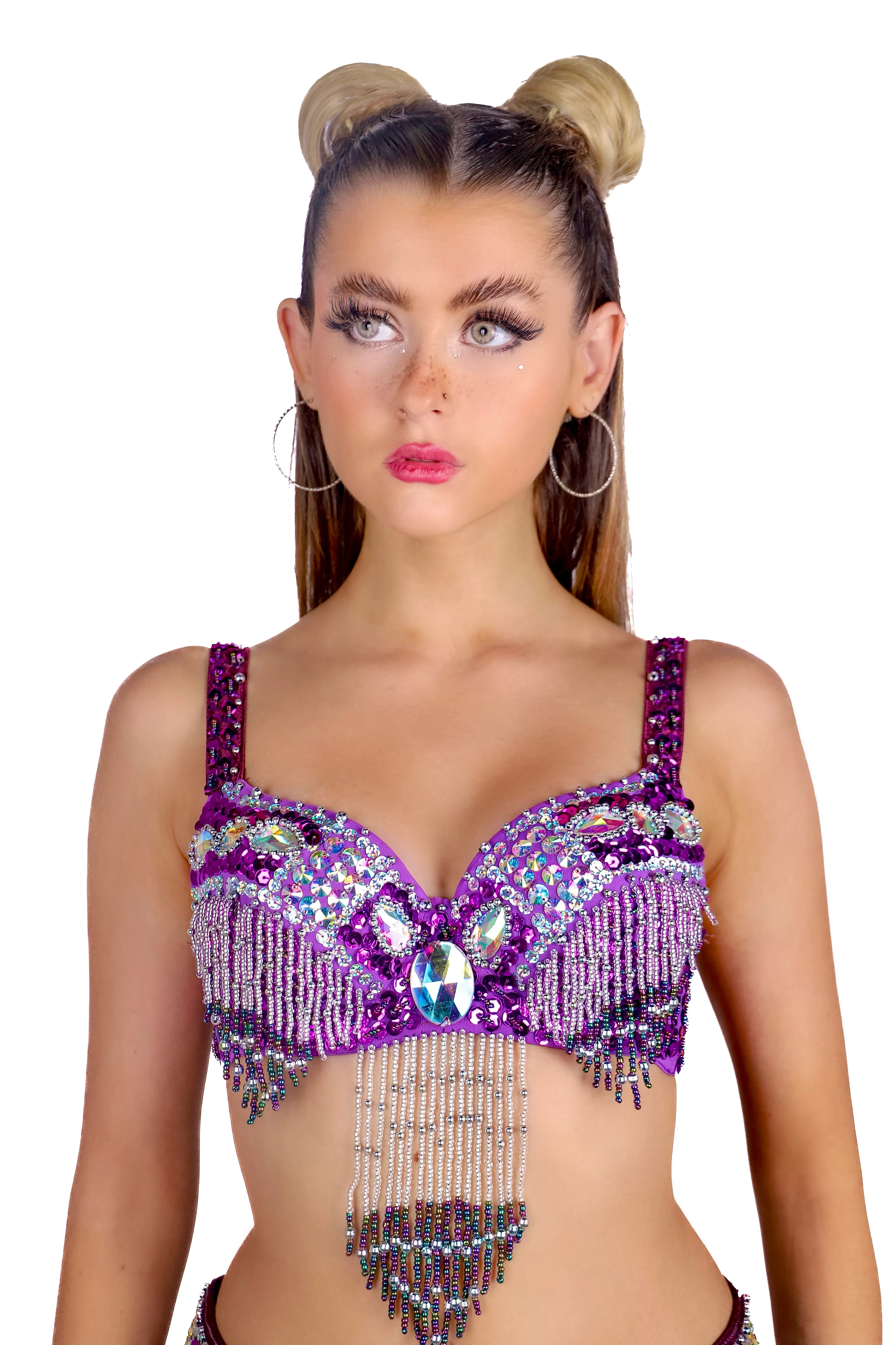 Purple Meadow Carnival Bra Top - Image 5