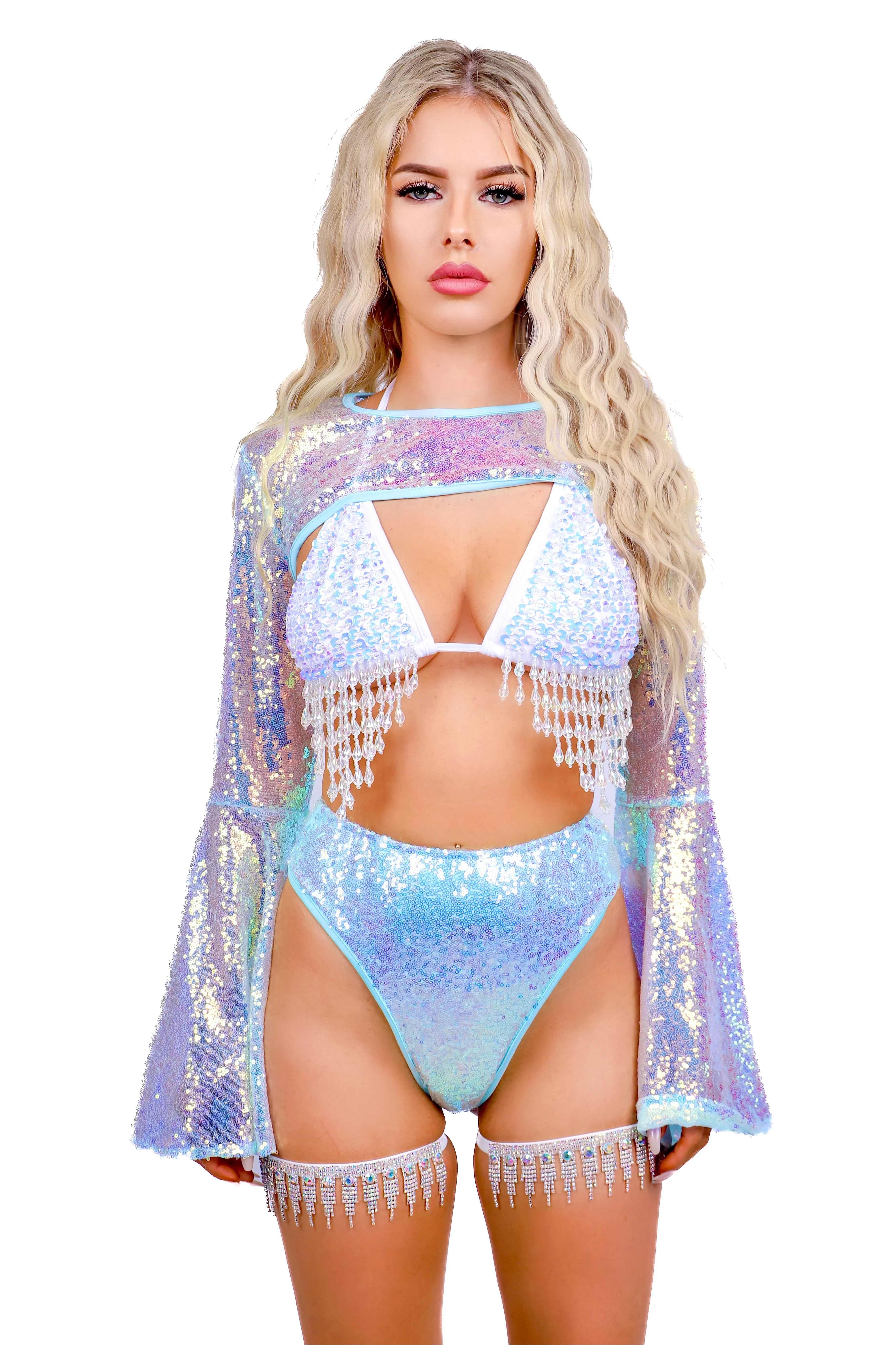 FULL OUTFIT- Iridescent Swan Goddess (4 pcs) - Image 2