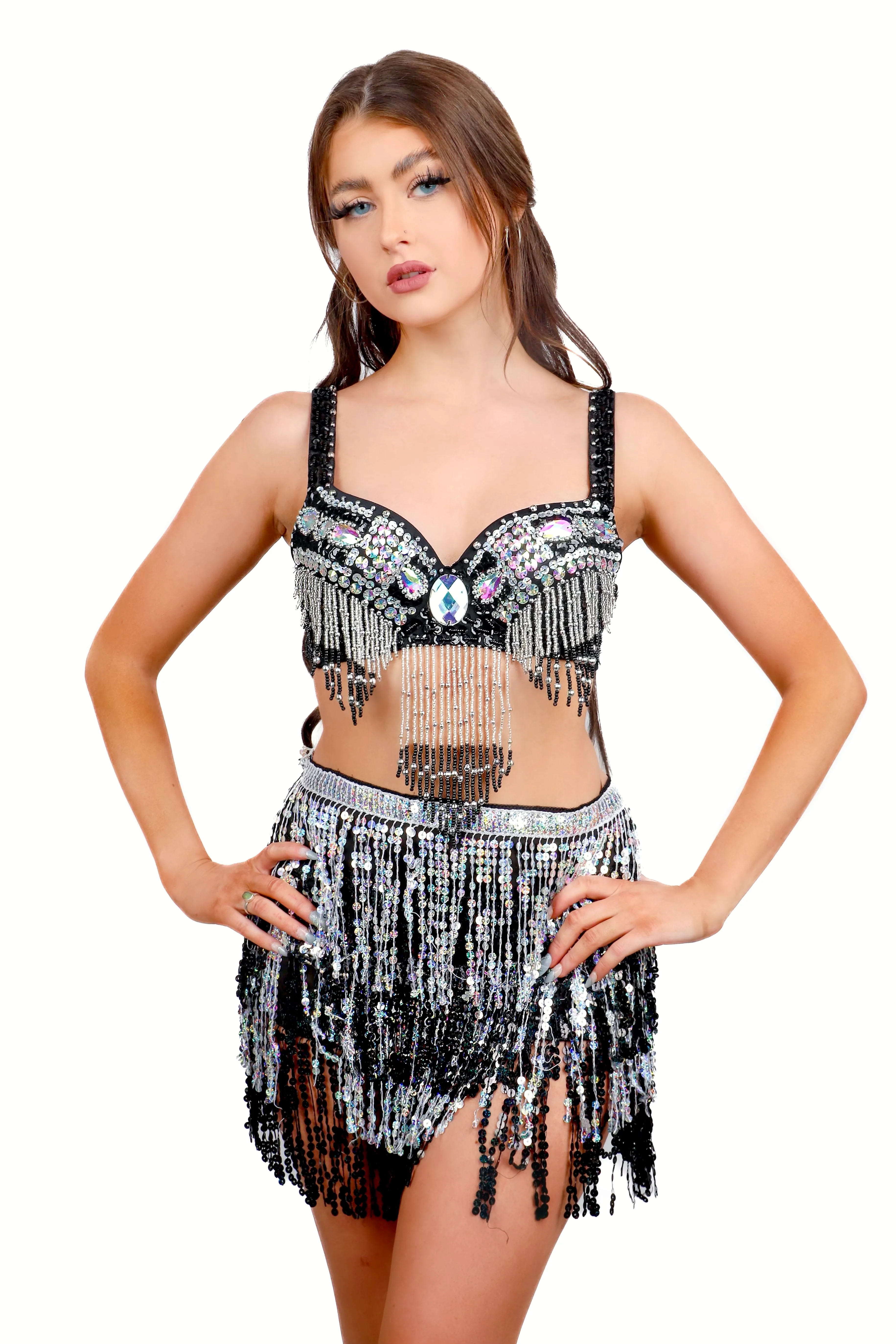 FULL OUTFIT- Black Silver Midnight (2 pcs) - Image 3