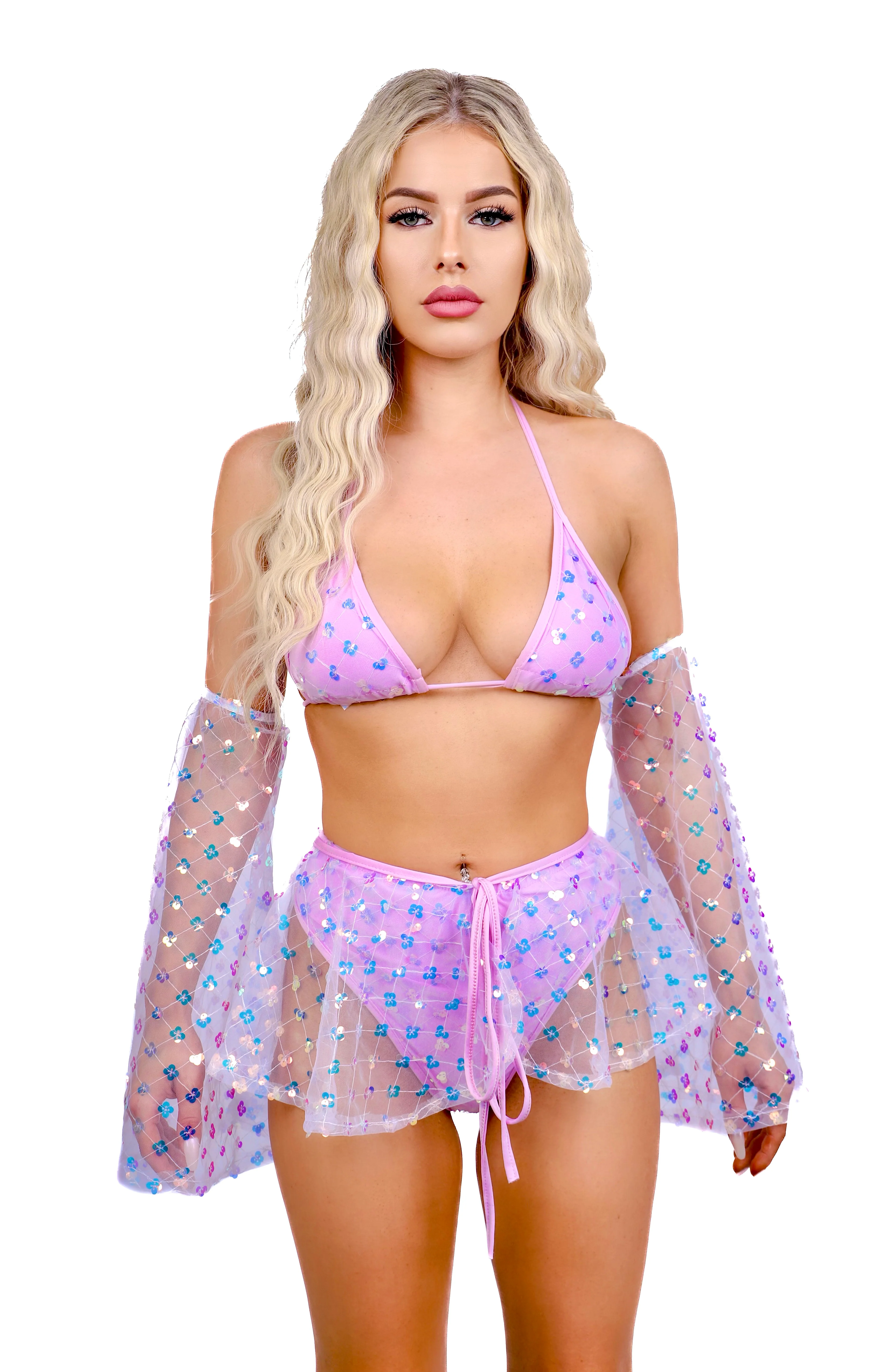 Lilac Sparkle Fairy Blossom Set - Image 2