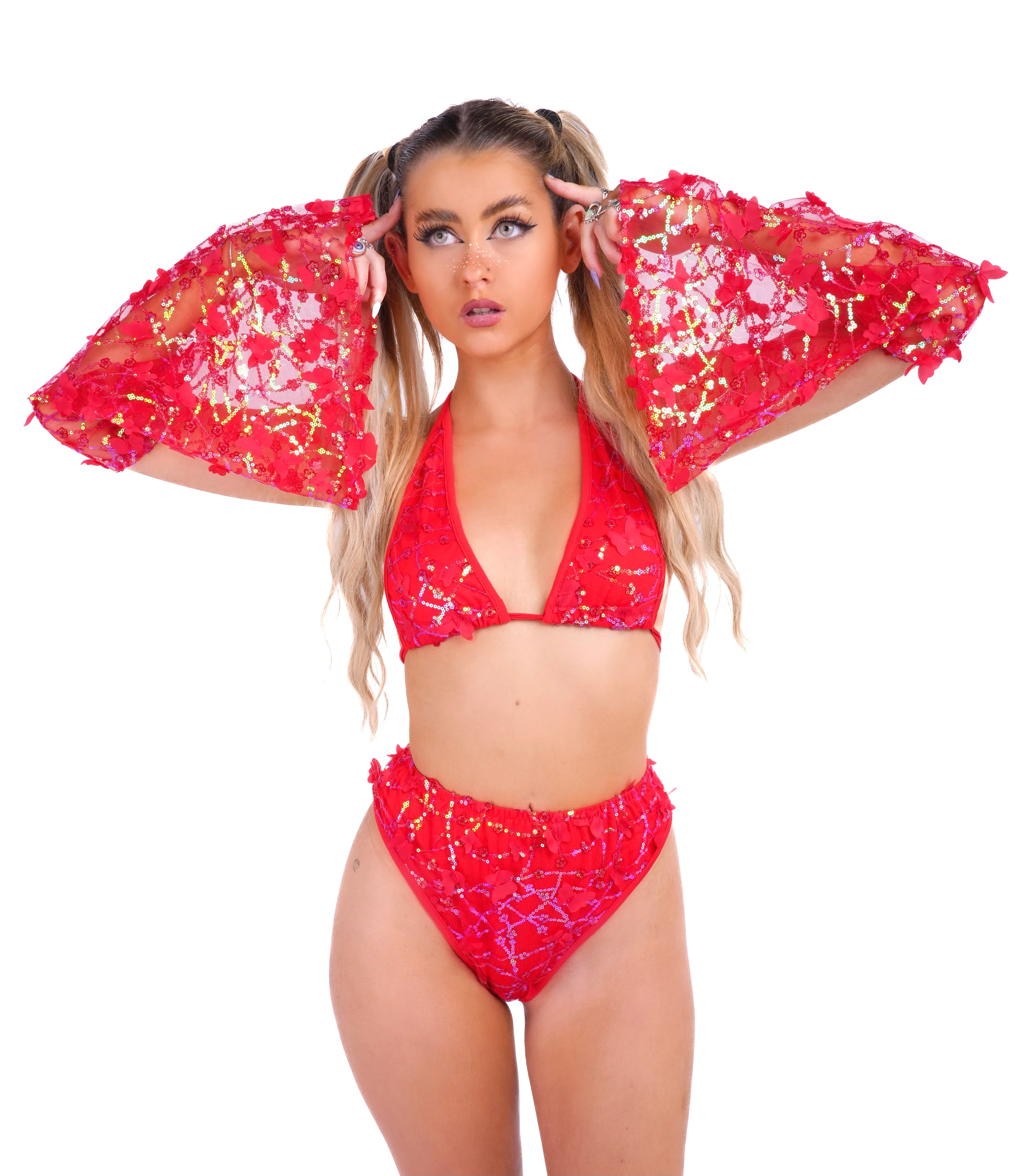 Ruby Butterfly Blossom Set (3 pc) - Image 3