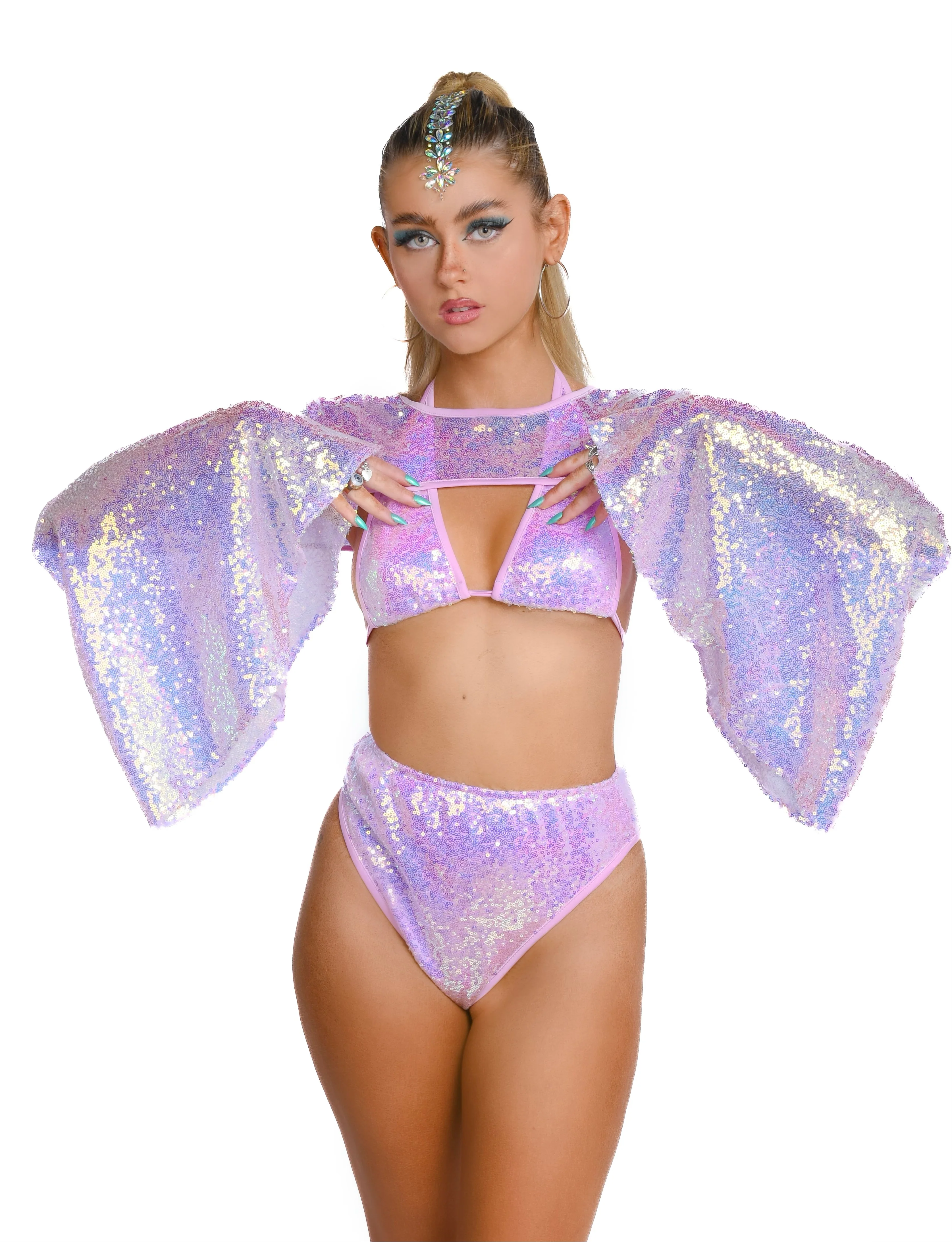 Lilac Goddess Sequin Set (3 pcs) - Image 3