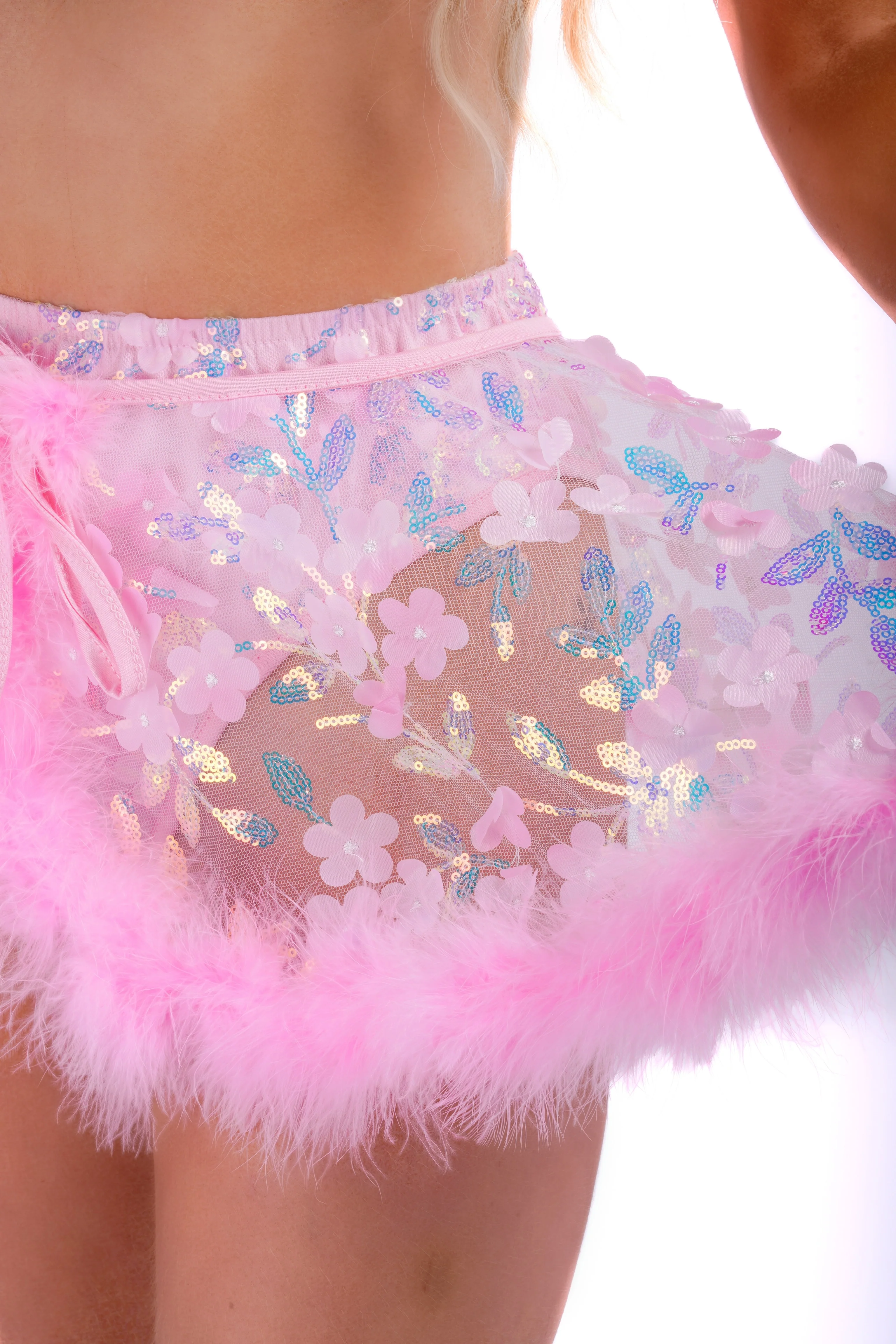 Iridescent Pink Fairy Blossom Skirt - Image 7