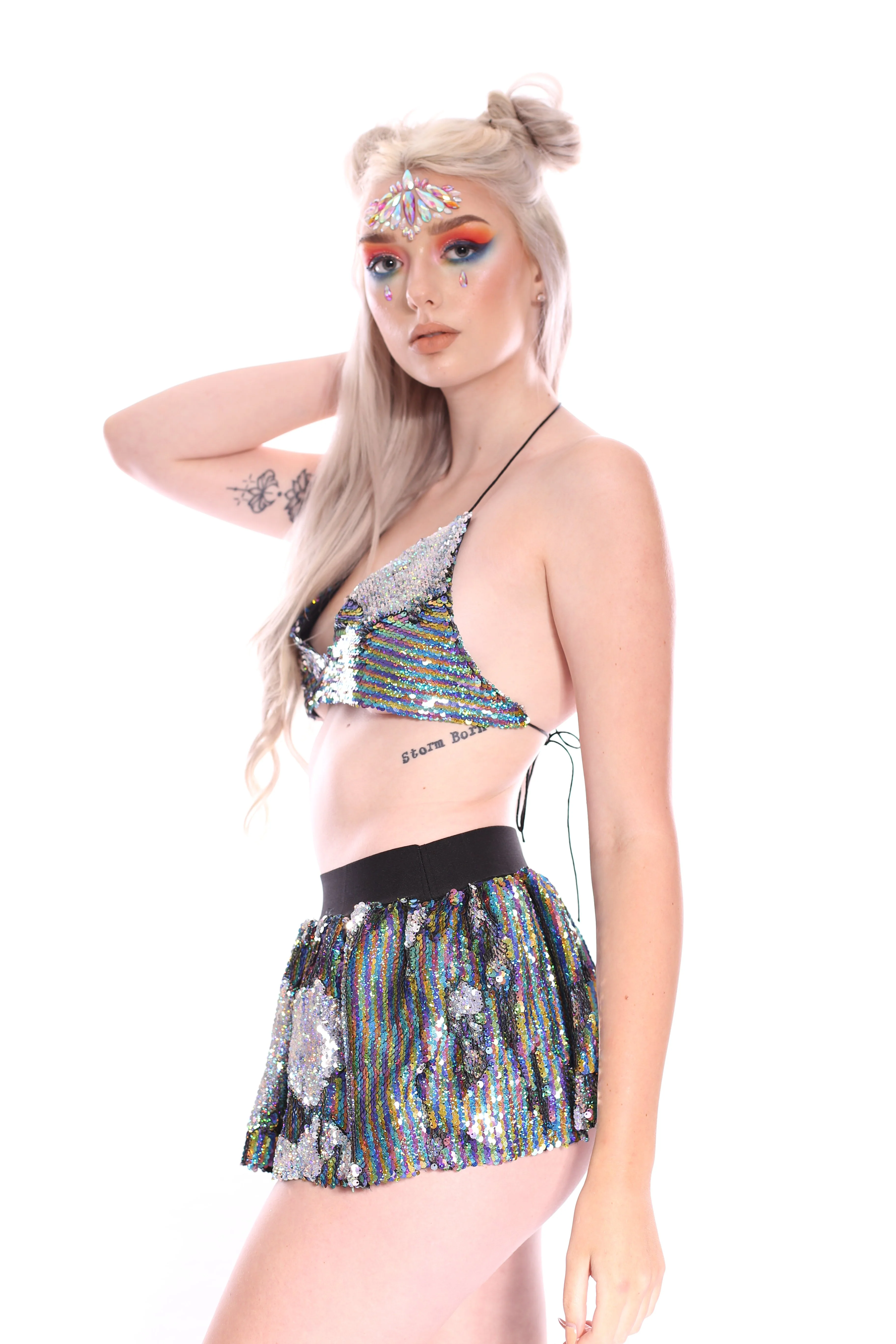 Cosmic Rainbow Bikini Top - Image 4