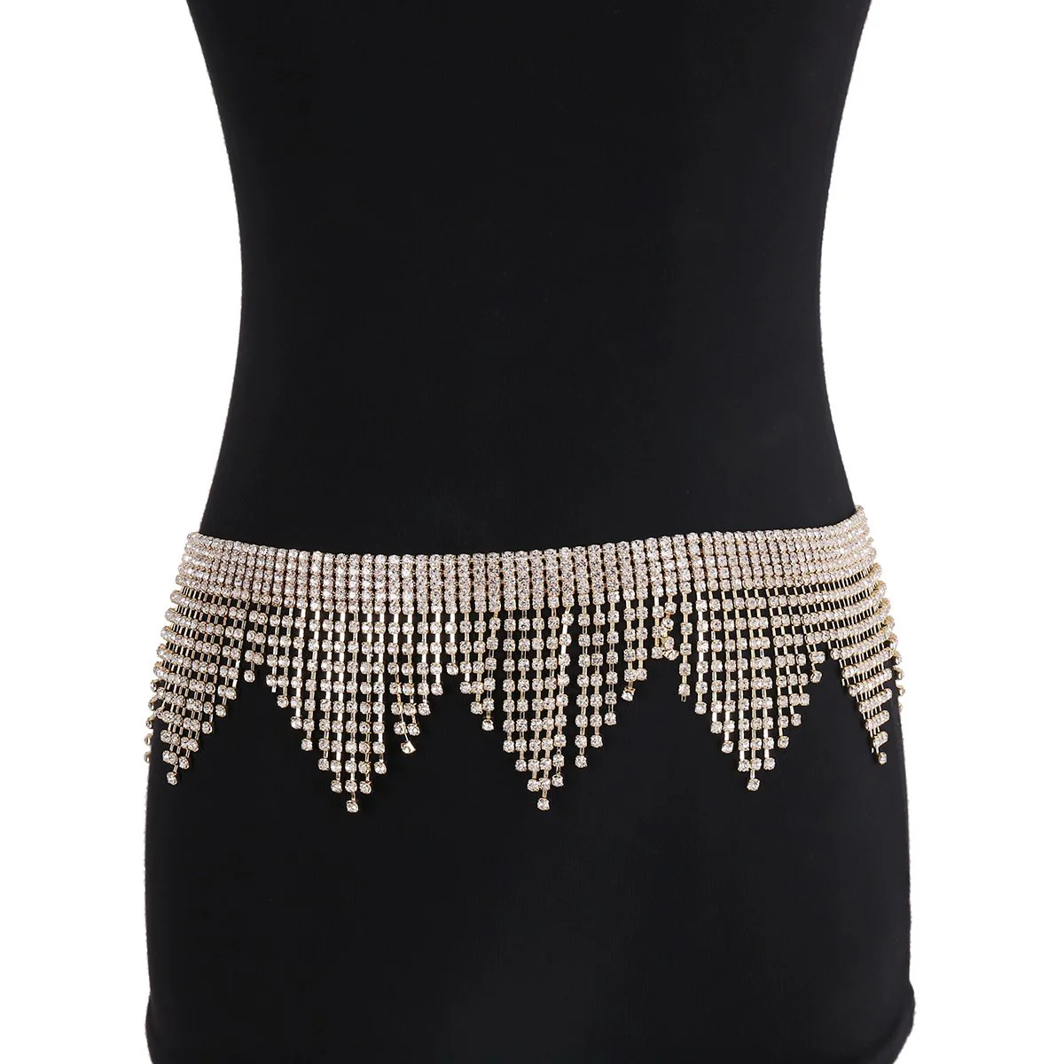 Crystal Rhinestone Jewelry Chain Belt - Image 3