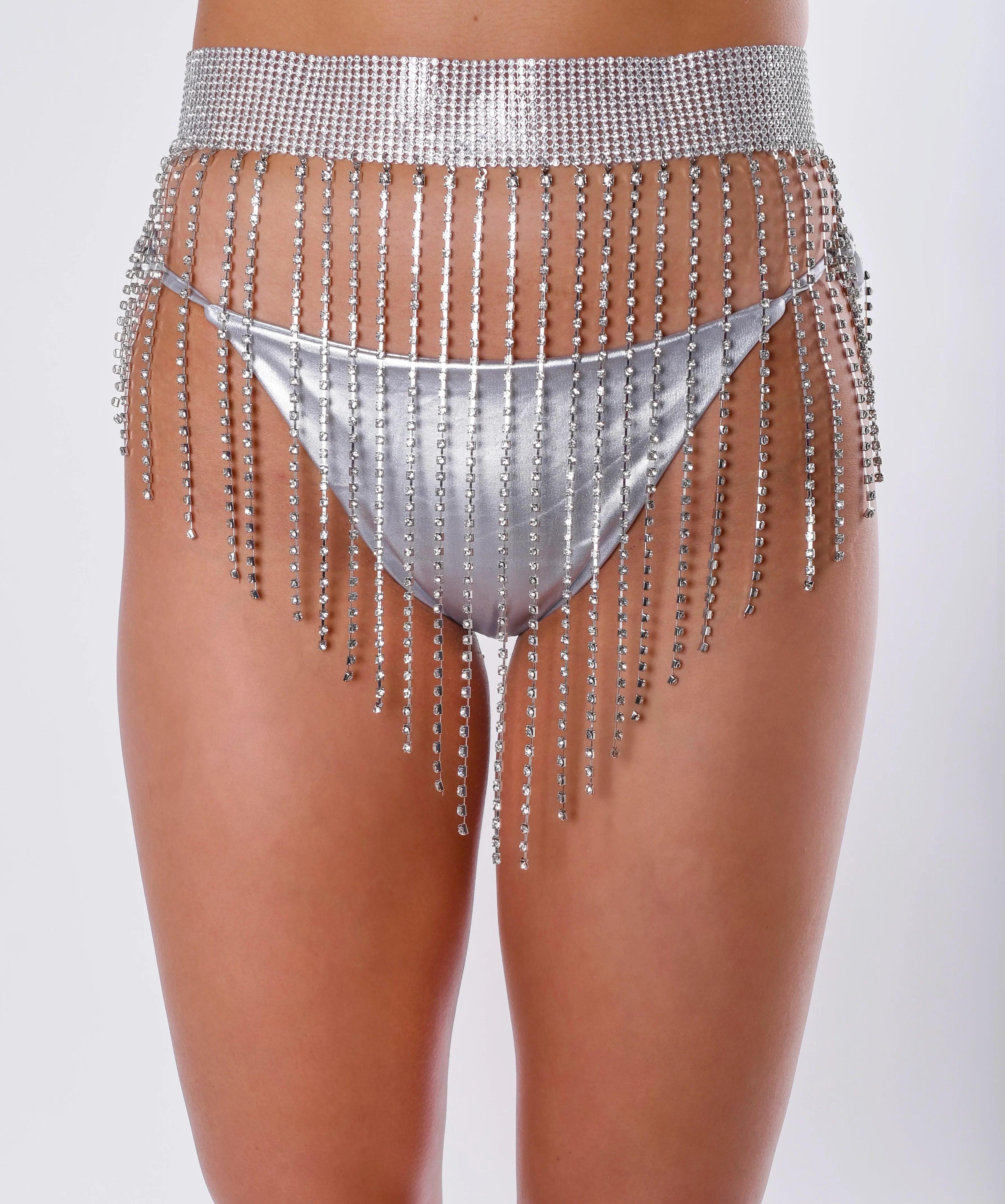 Diamond Flare Rhinestone Skirt - Image 2