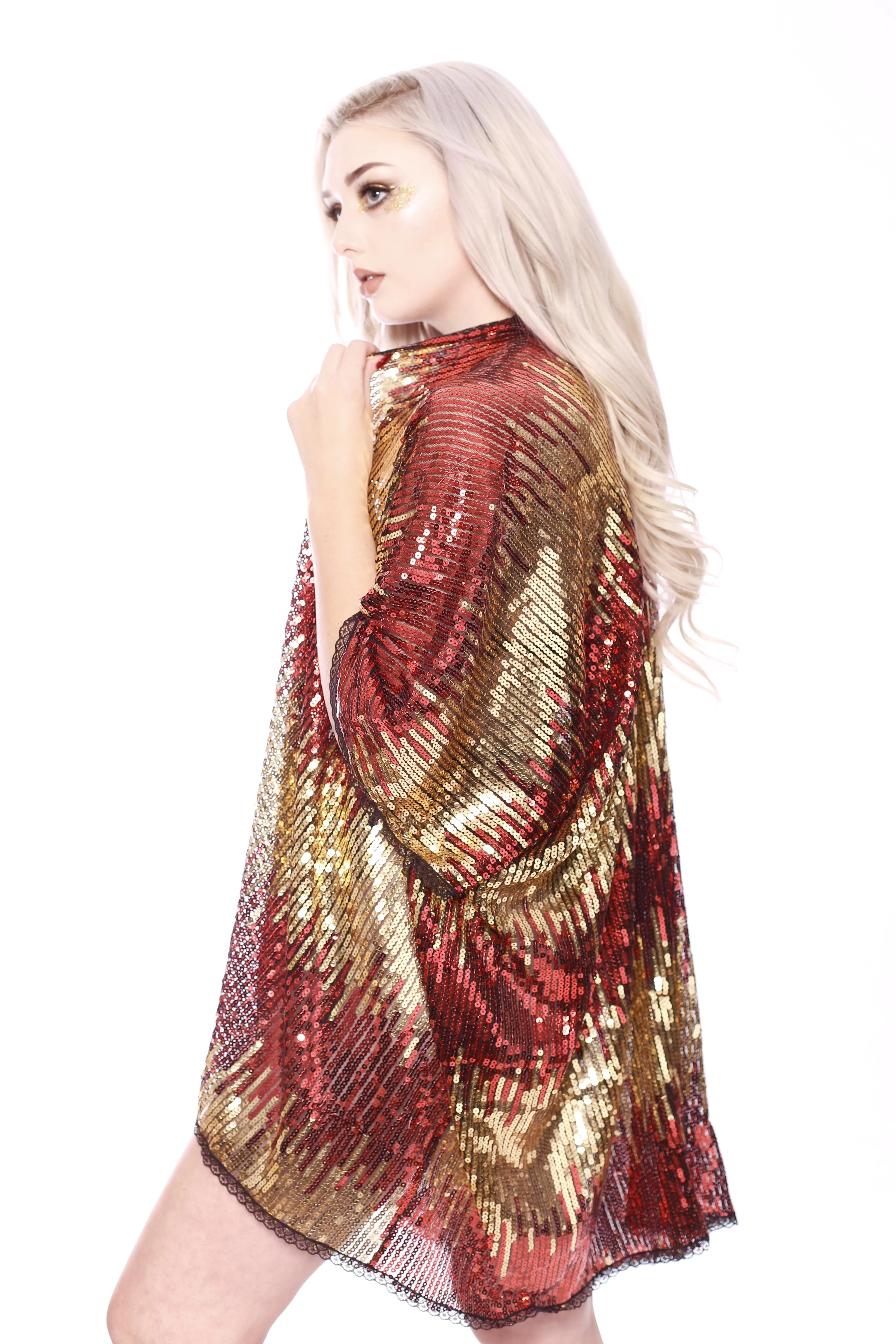 Sequin Kimono - Autumn - Image 4