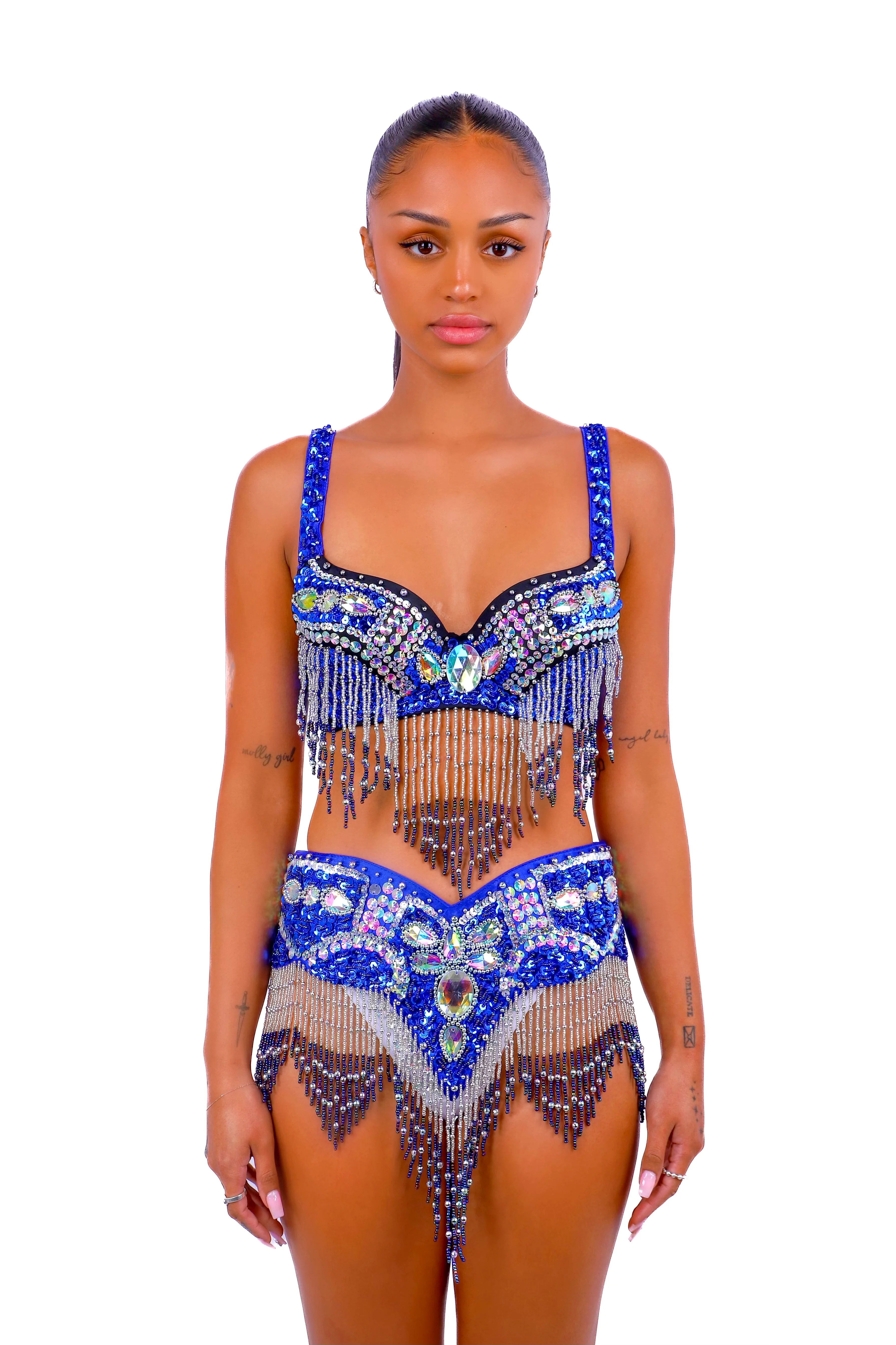 Royal Blue Meadow Carnival Belt - Image 3