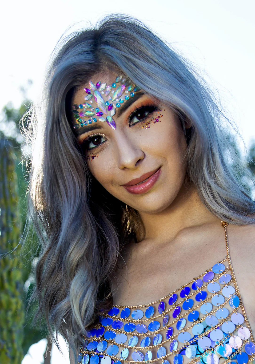 Fairy Muse Rhinestone Crystal Face Jewels