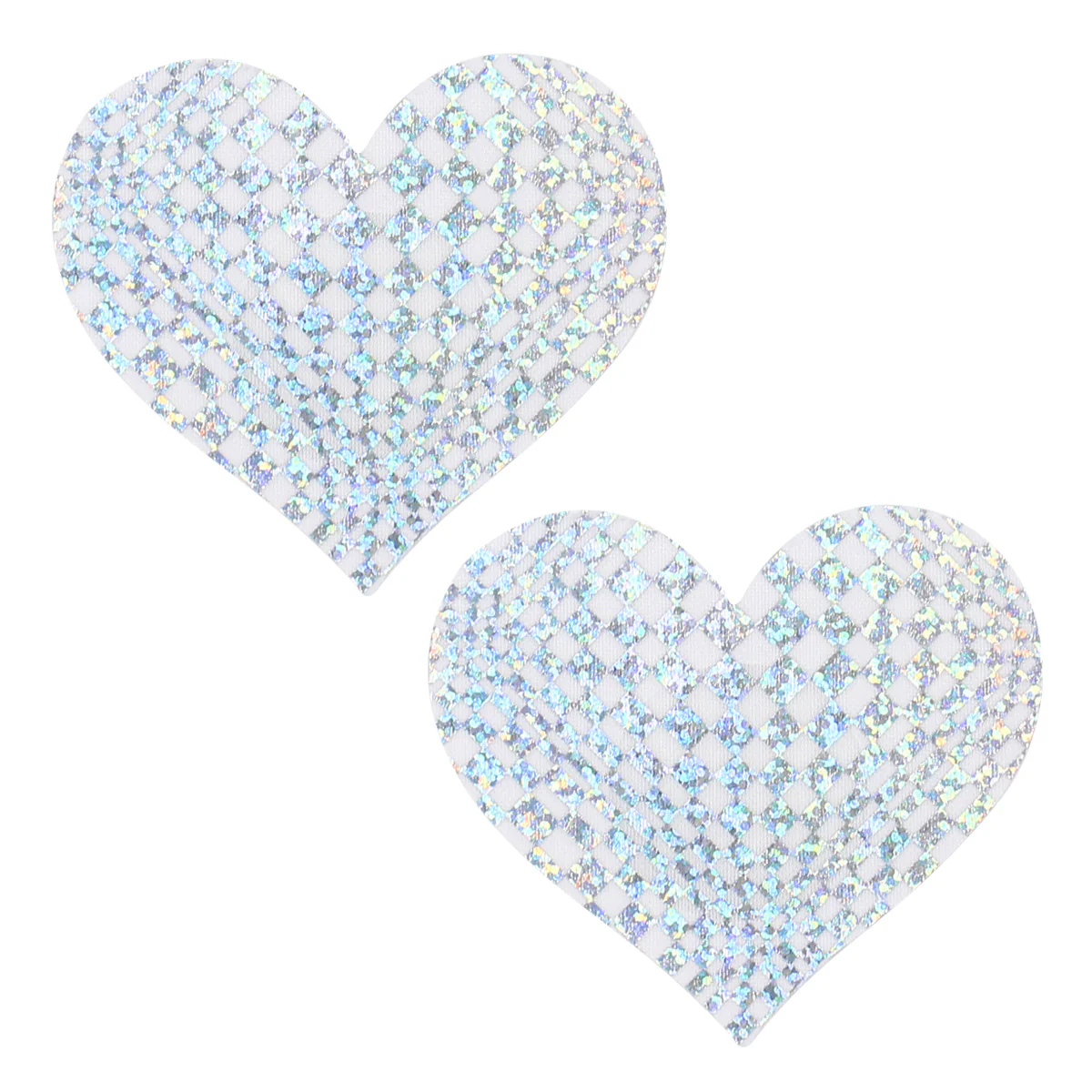 Fixie Holographic Heart Pasties - Image 2