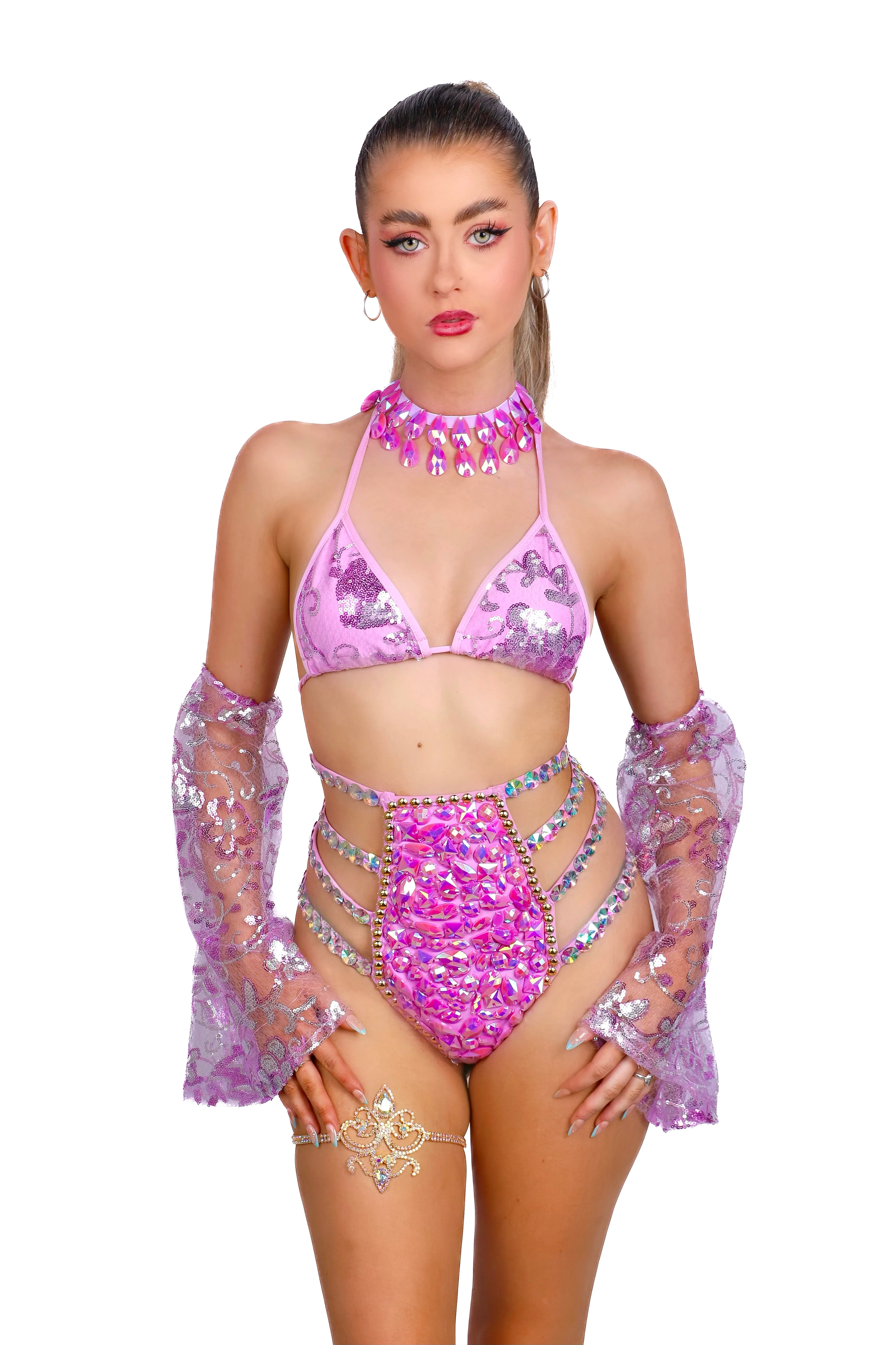 FULL OUTFIT- Lavender Fantasy Aura (4 pcs) - Image 3