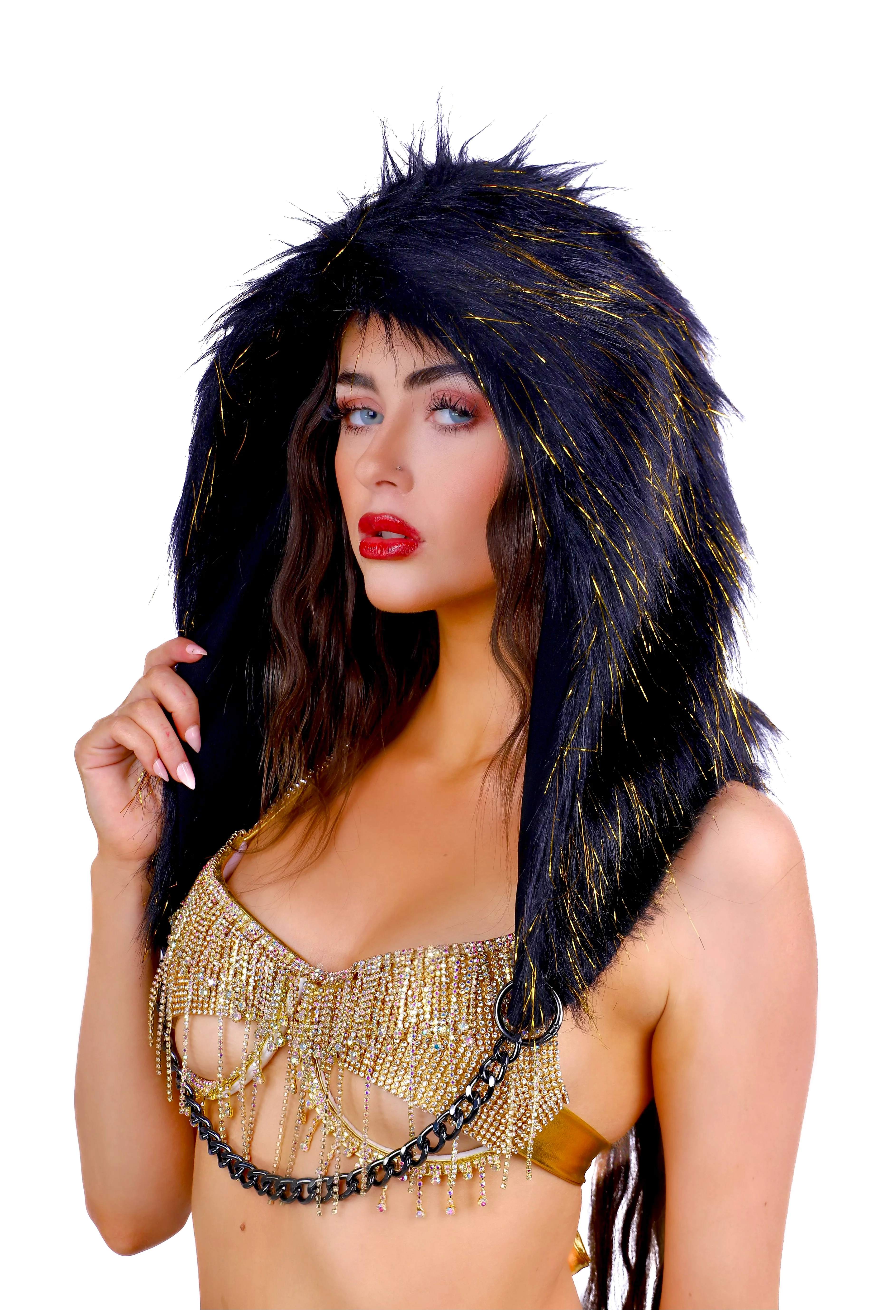 FULL OUTFIT-Fuzzy Midnight Empress (3 pcs) - Image 5