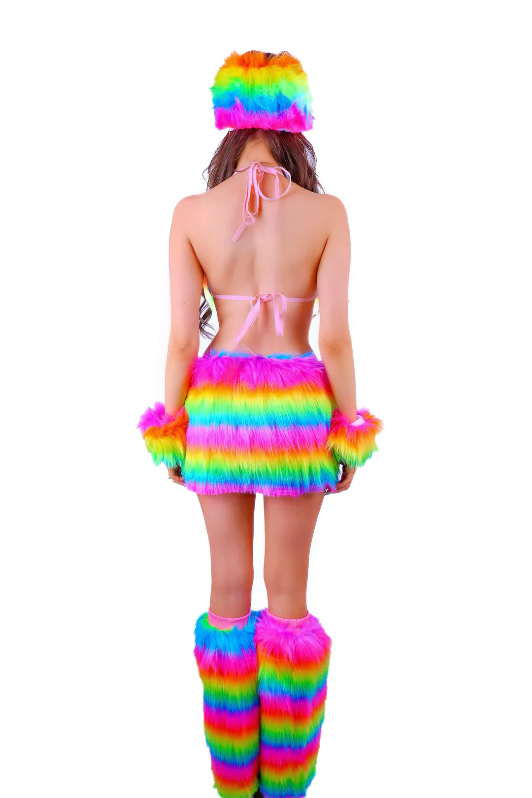 FULL OUTFIT- Fuzzy Rainbow Dream Rebel (5 pcs) - Image 11