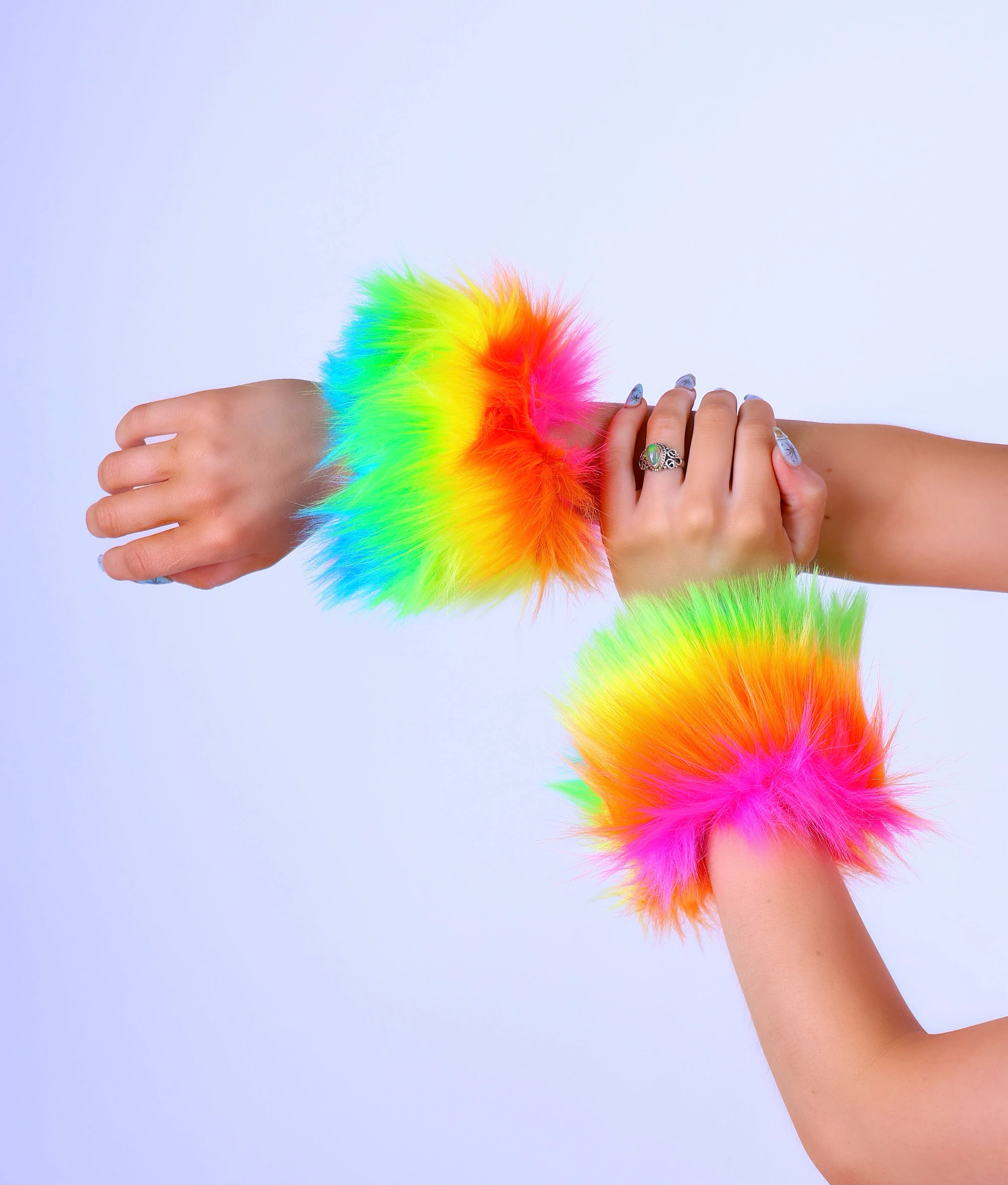 FULL OUTFIT- Fuzzy Rainbow Dream Rebel (5 pcs) - Image 6