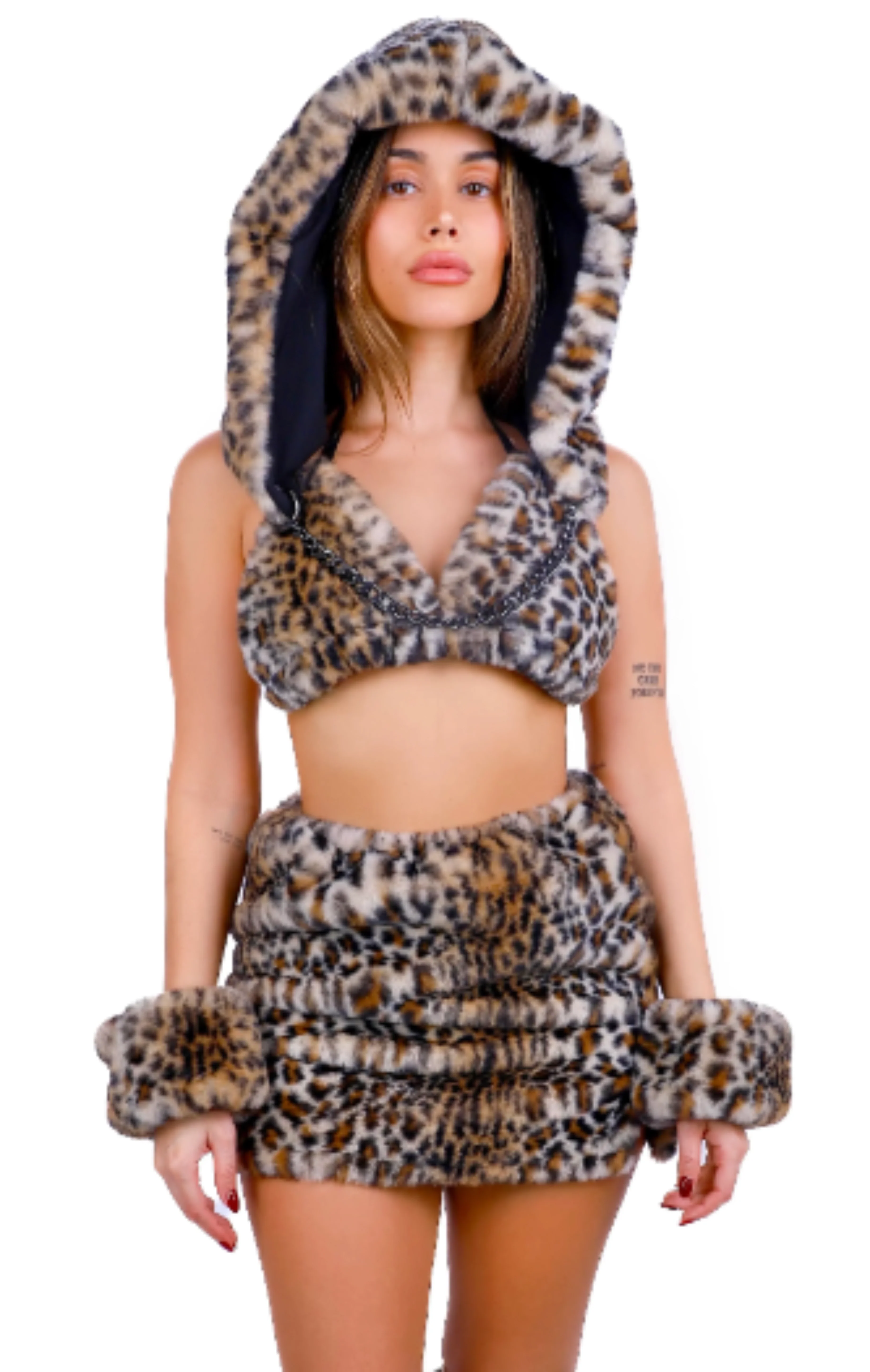 FULL OUTFIT- Fuzzy Leopard Rebel 1.0 (4 pcs) - Image 2