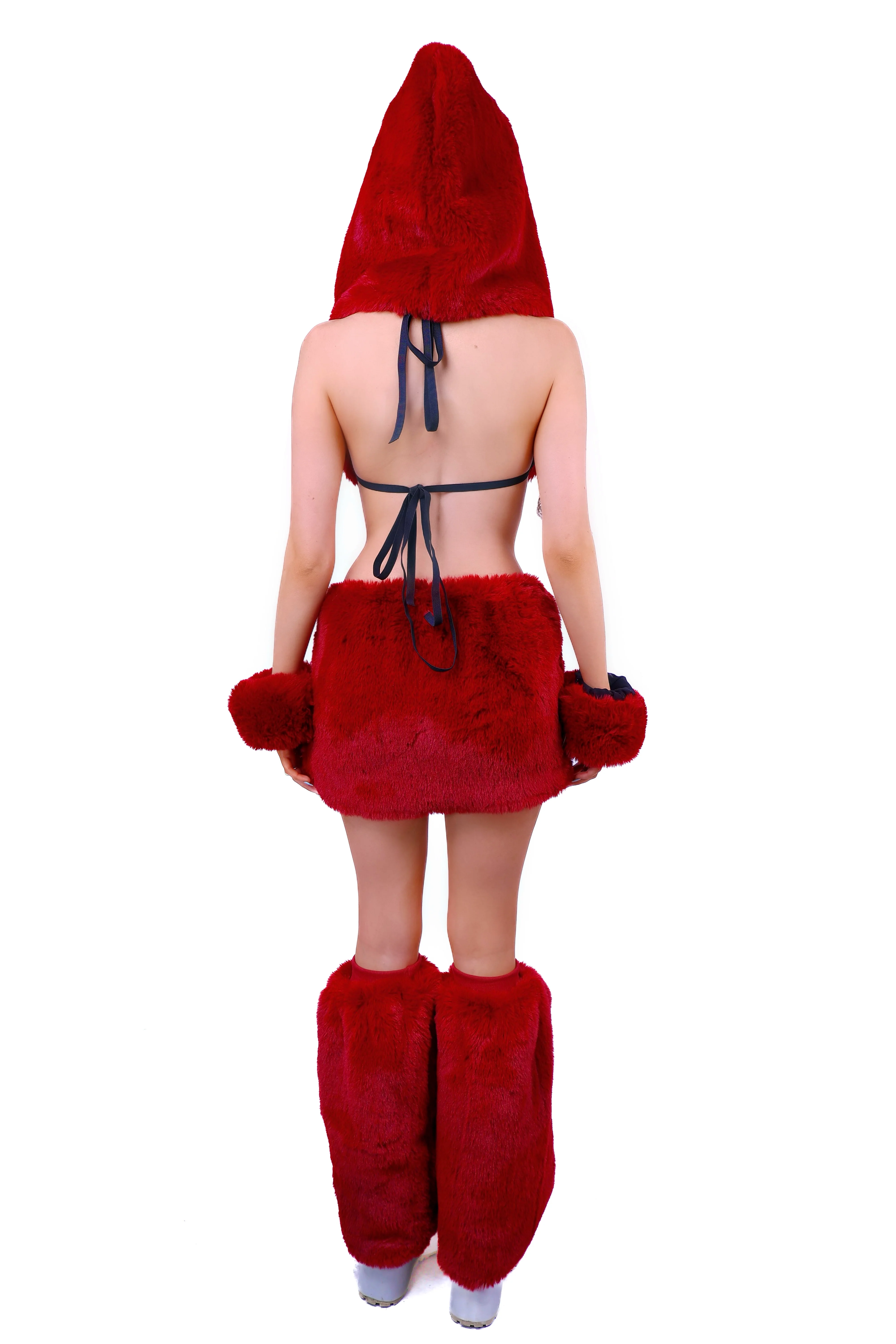 FULL OUTFIT- Fuzzy Scarlet Rebel (5 pcs) - Image 3
