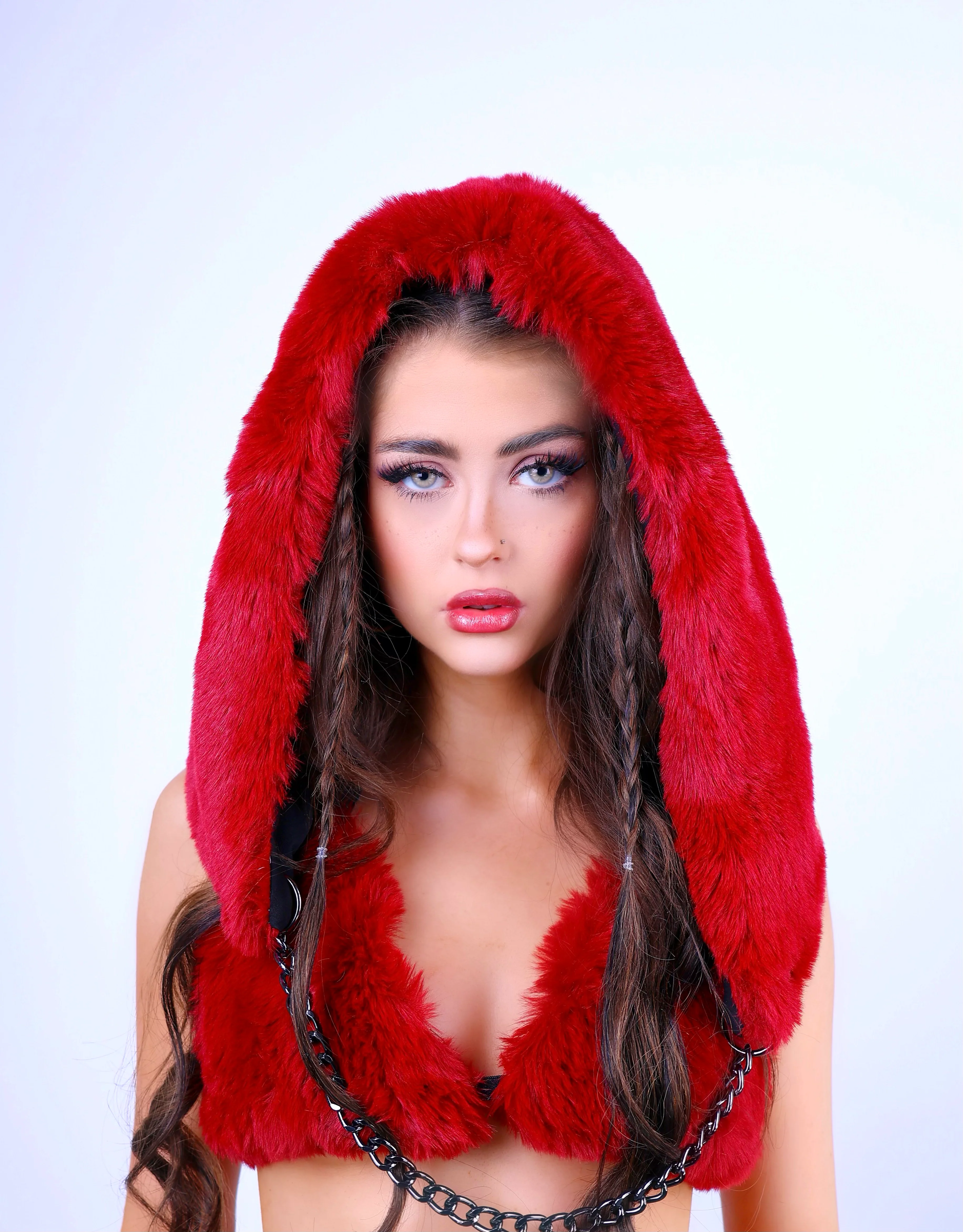 FULL OUTFIT- Fuzzy Scarlet Rebel (5 pcs) - Image 4