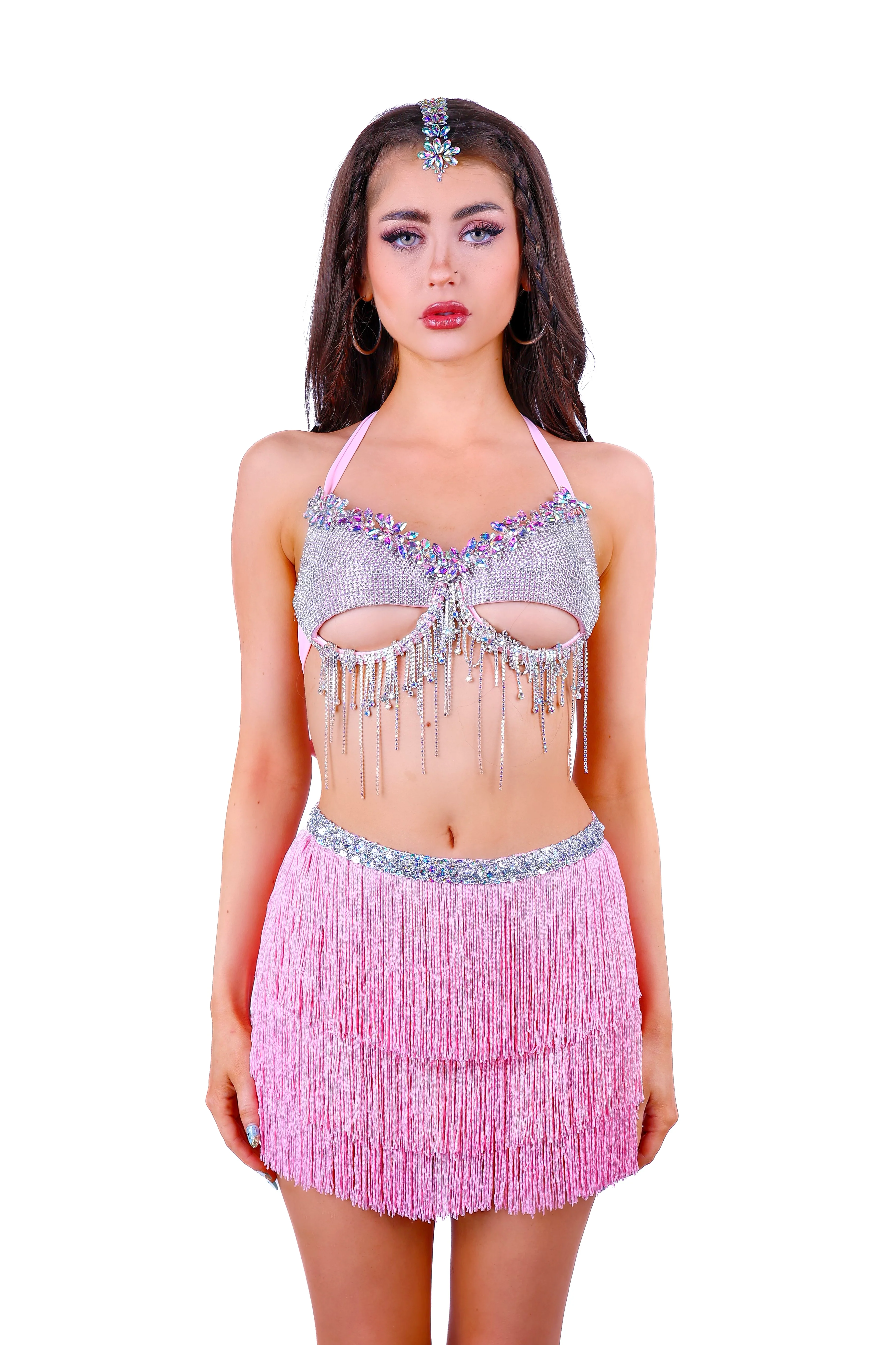 FULL OUTFIT- Pink Diva Enchantment (3 pcs) - Image 2