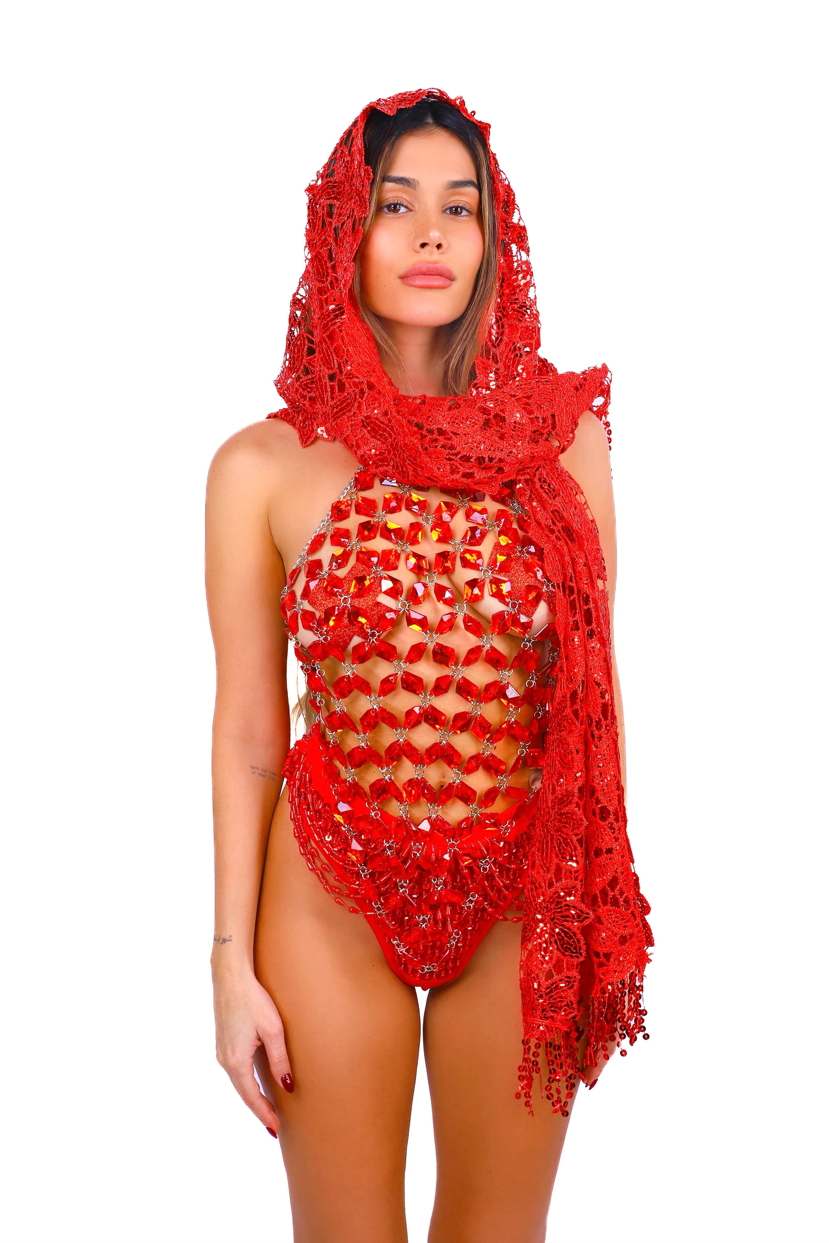 FULL OUTFIT- Ruby Aura Wanderer (4 pcs) - Image 3