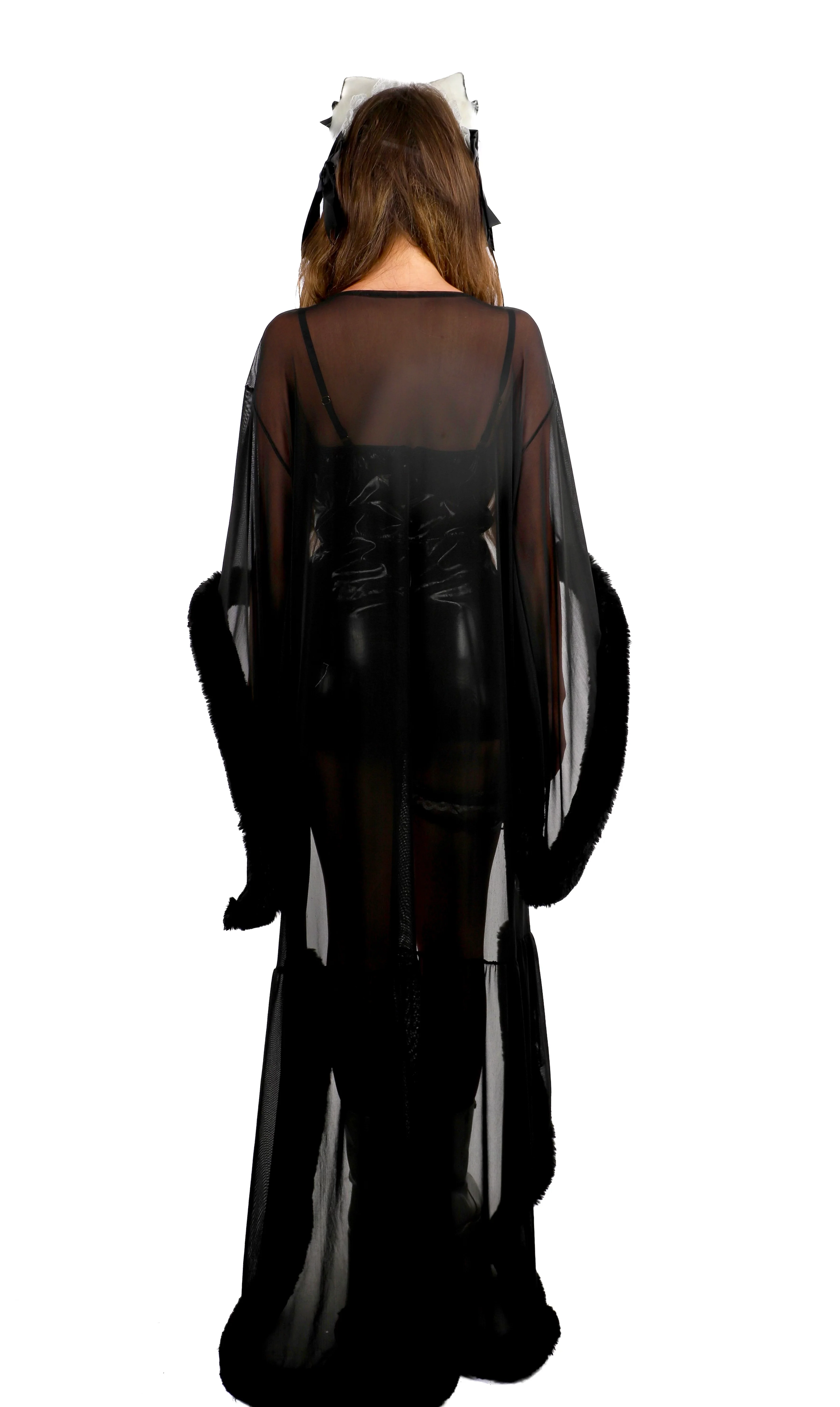 FULL OUTFIT- Black Diva Kitty Maid (4 pcs) - Image 4
