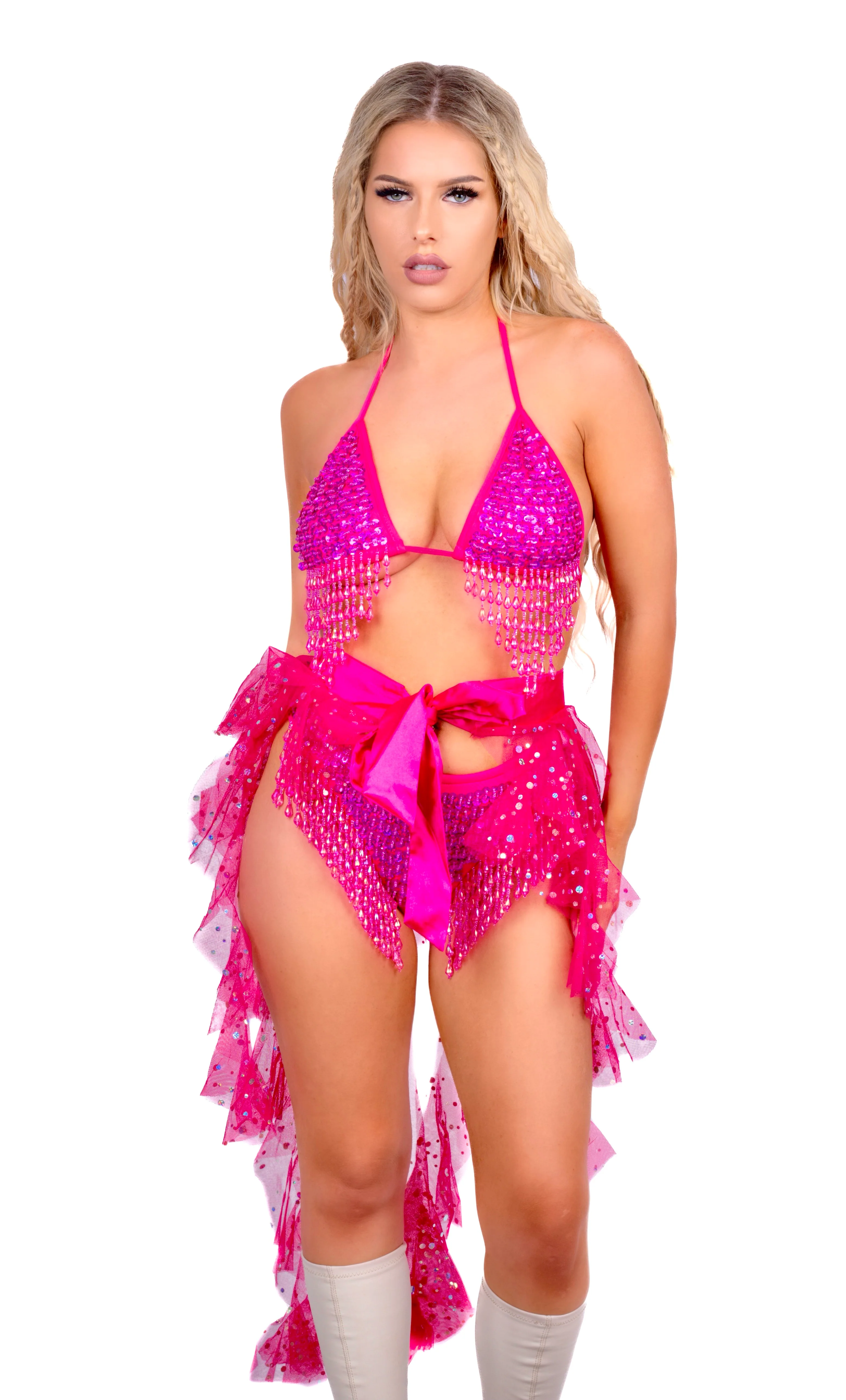 FULL OUTFIT- Magenta Princess (3 pcs) - Image 2