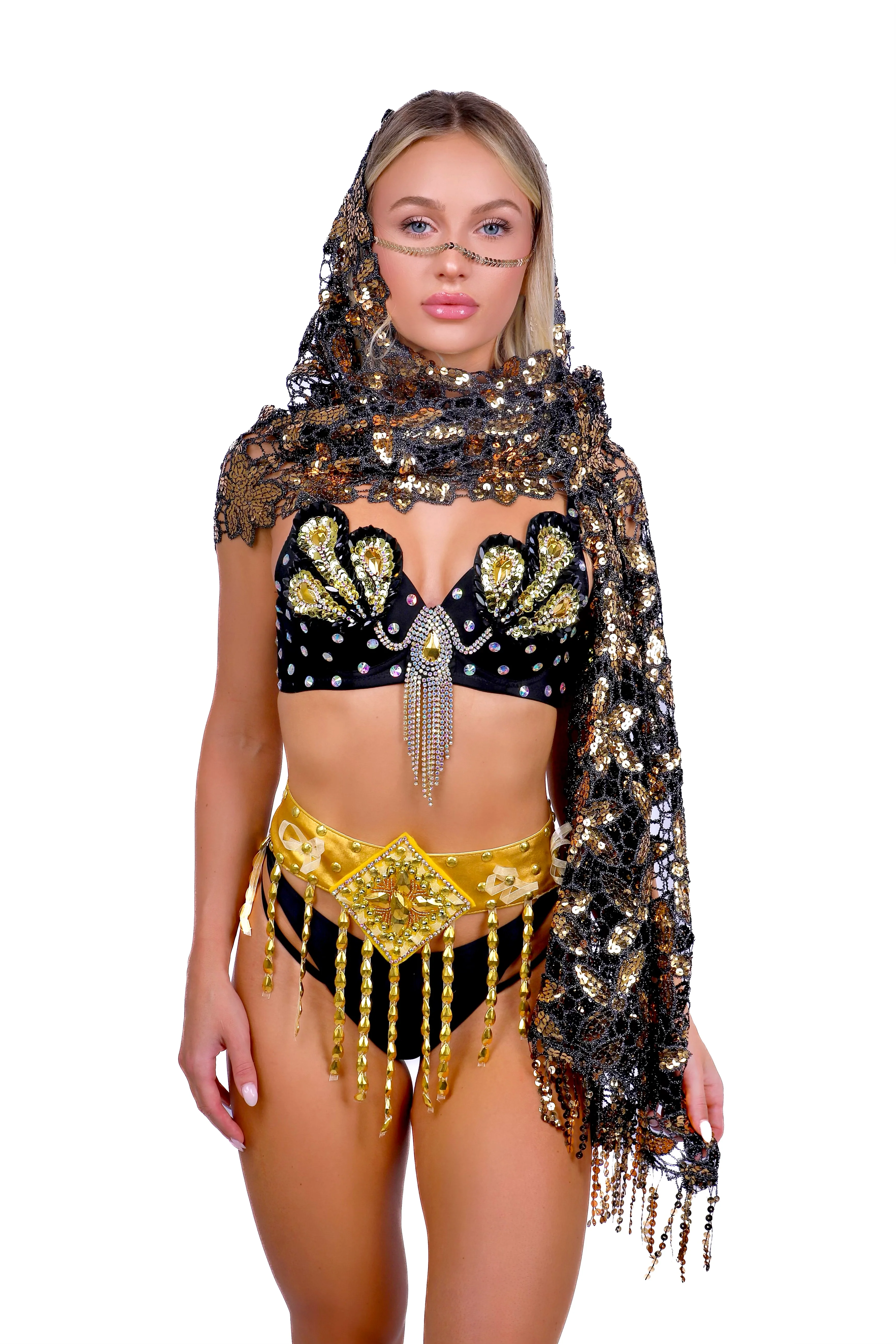 FULL OUTFIT- Black/Gold Empress Wanderer (5 pcs) - Image 3