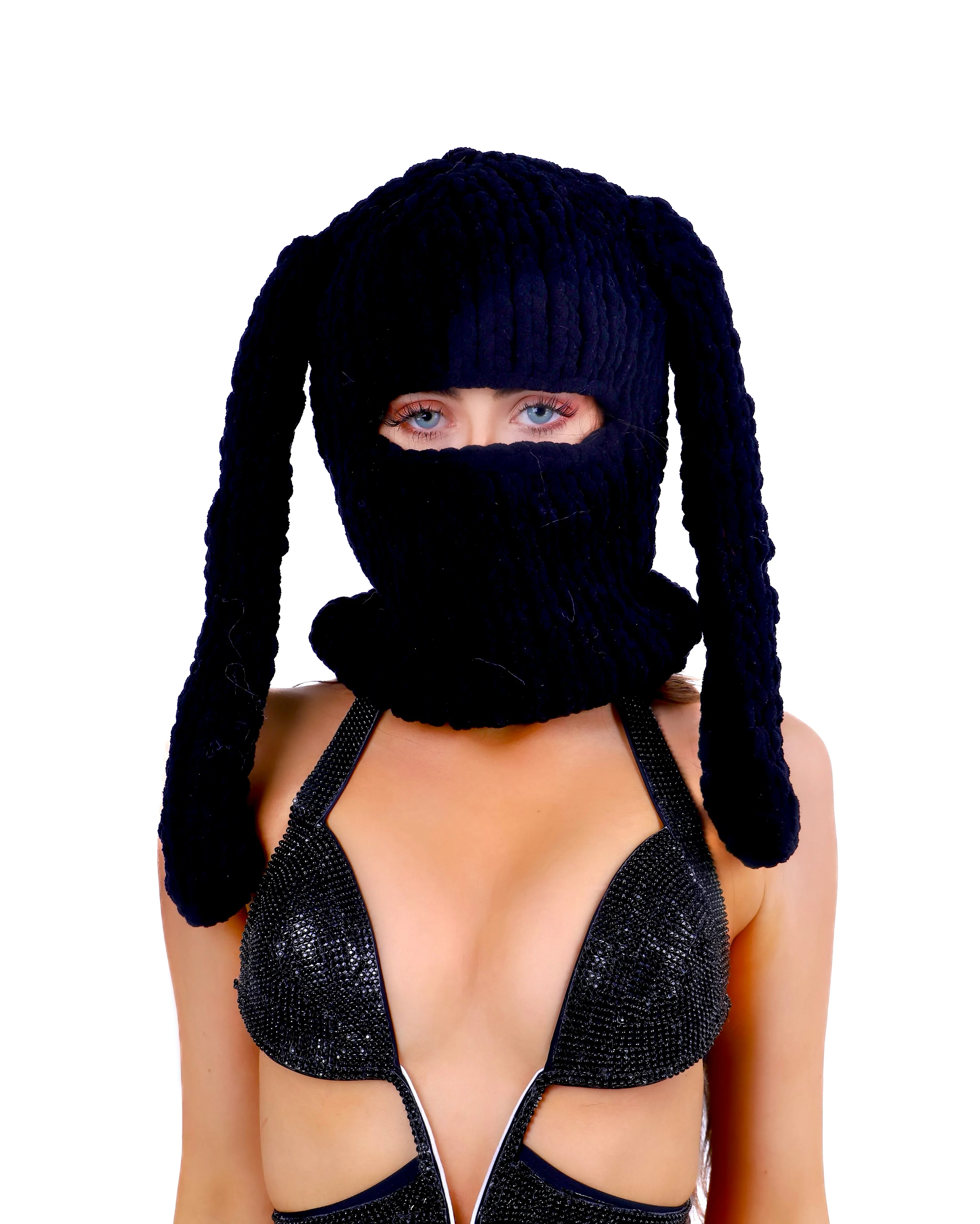 FULL OUTFIT- Midnight Black Bunny (3 pcs) - Image 3