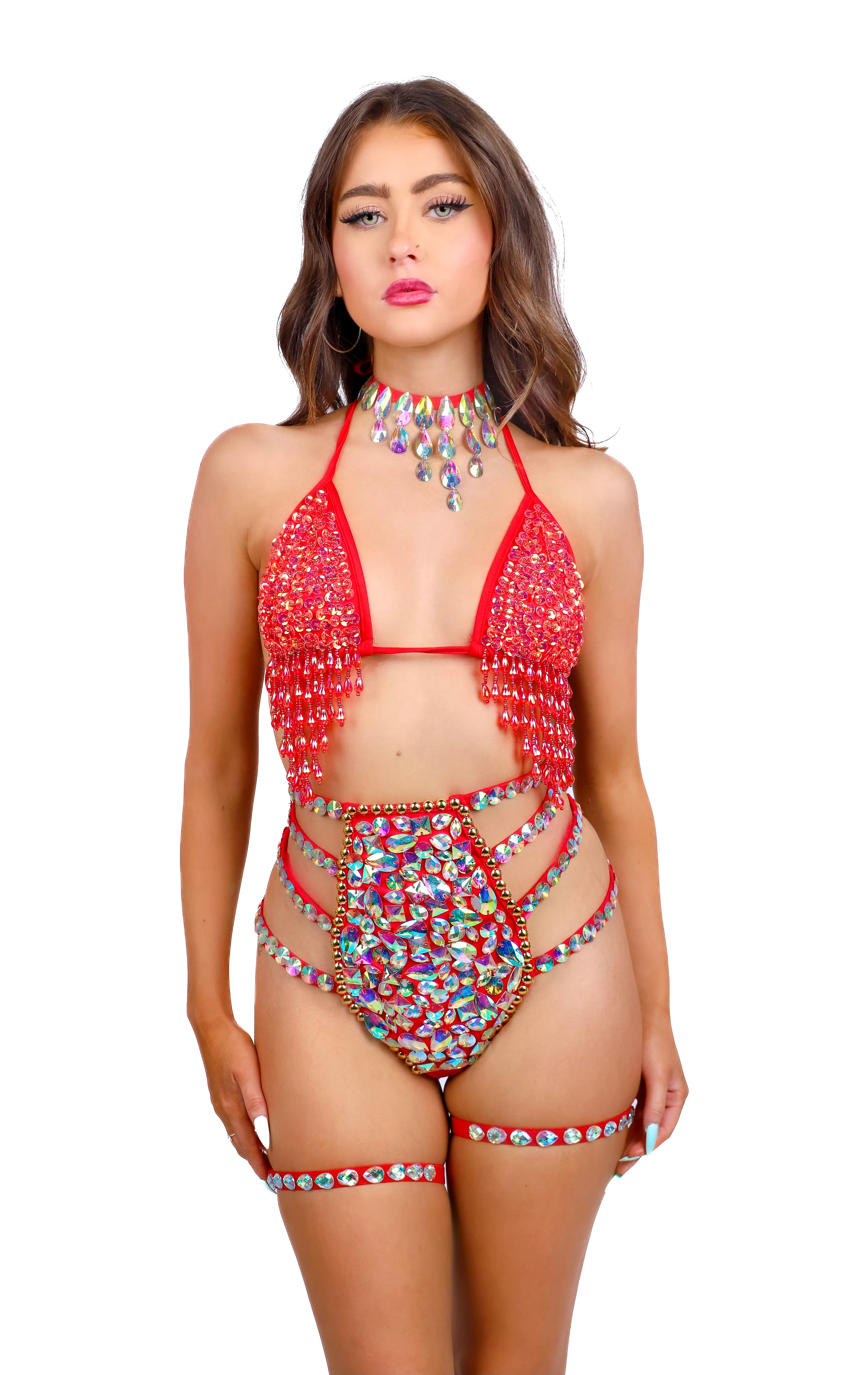 FULL OUTFIT- Ruby Aura Babe (5 pcs) - Image 2