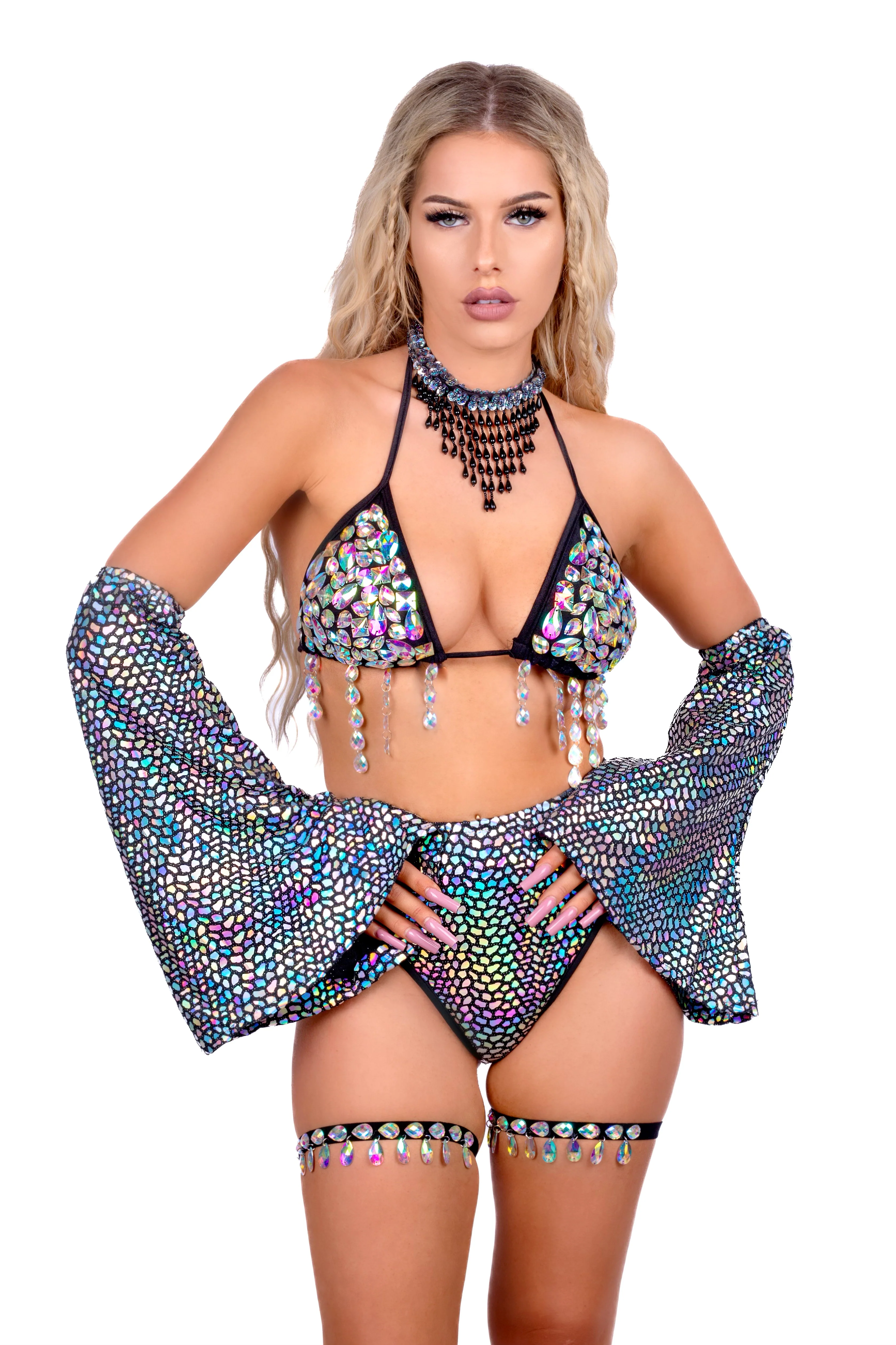FULL OUTFIT- Holographic Disco (6 pcs) - Image 2