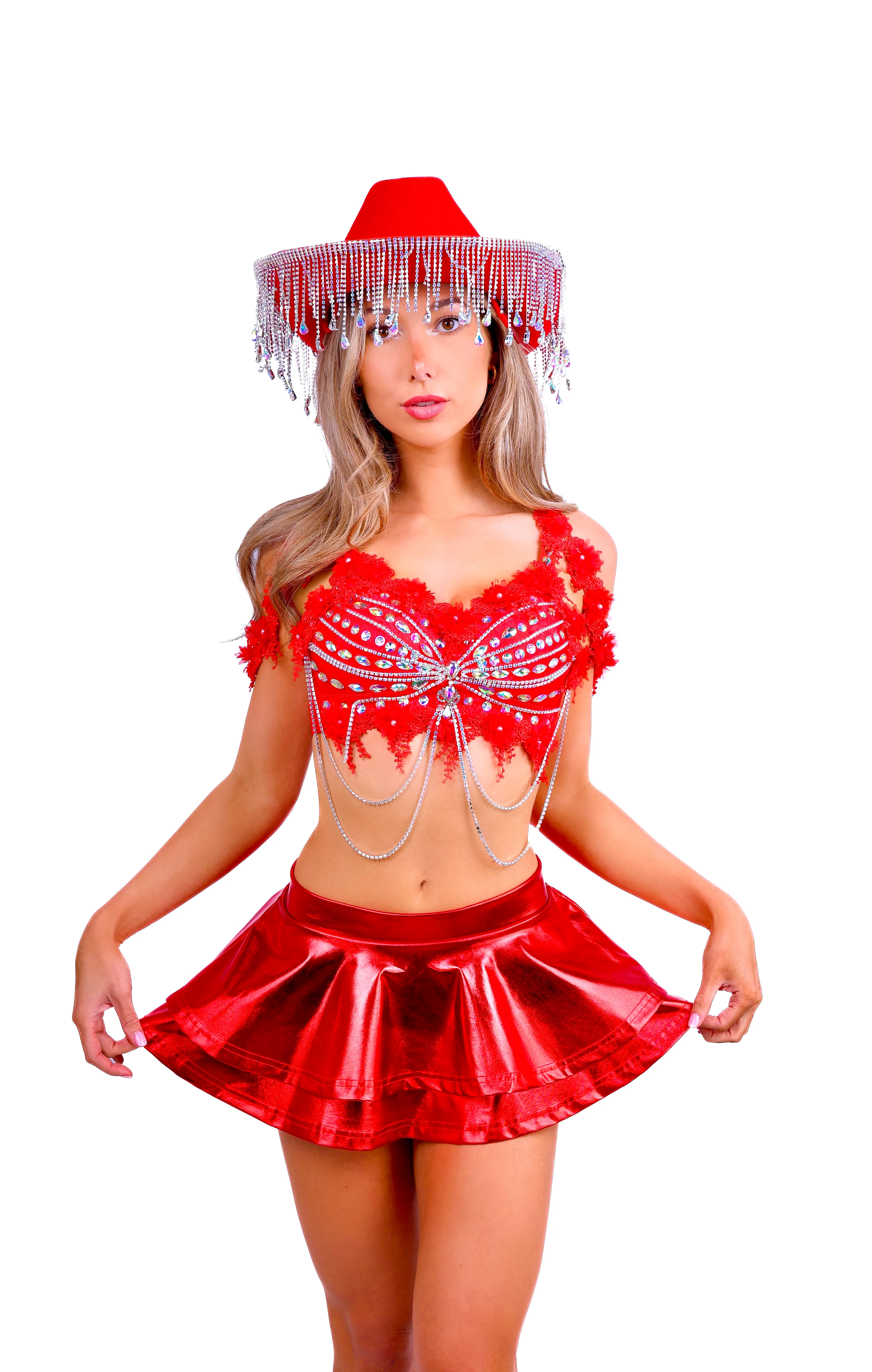 FULL OUTFIT- Ruby Cowgirl Diva (3 pcs) - Image 3