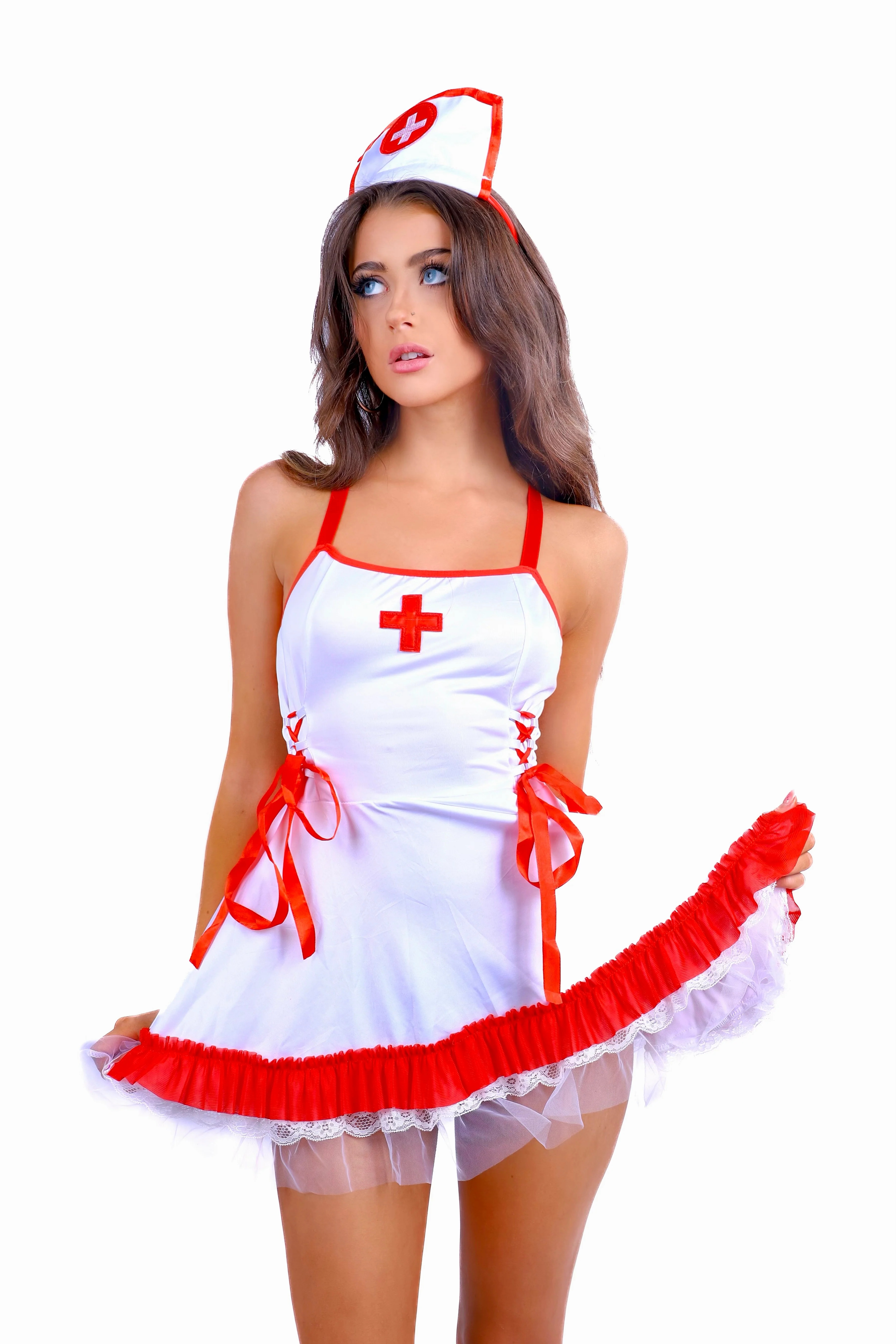 FULL OUTFIT- Naughty Nurse Doll (2 pcs) - Image 2