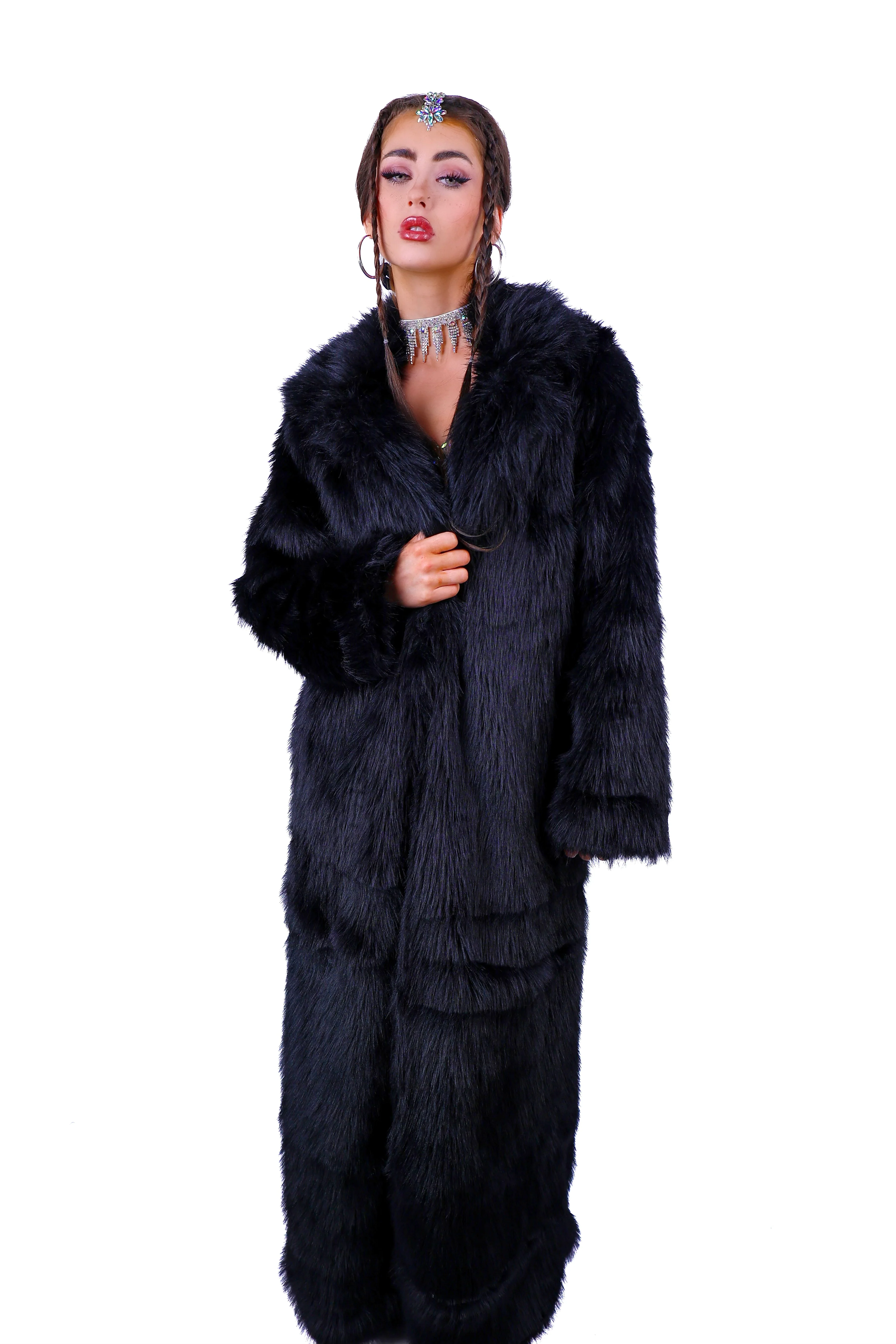FULL OUTFIT- Fuzzy Midnight Enchantment (4 pcs) - Image 3