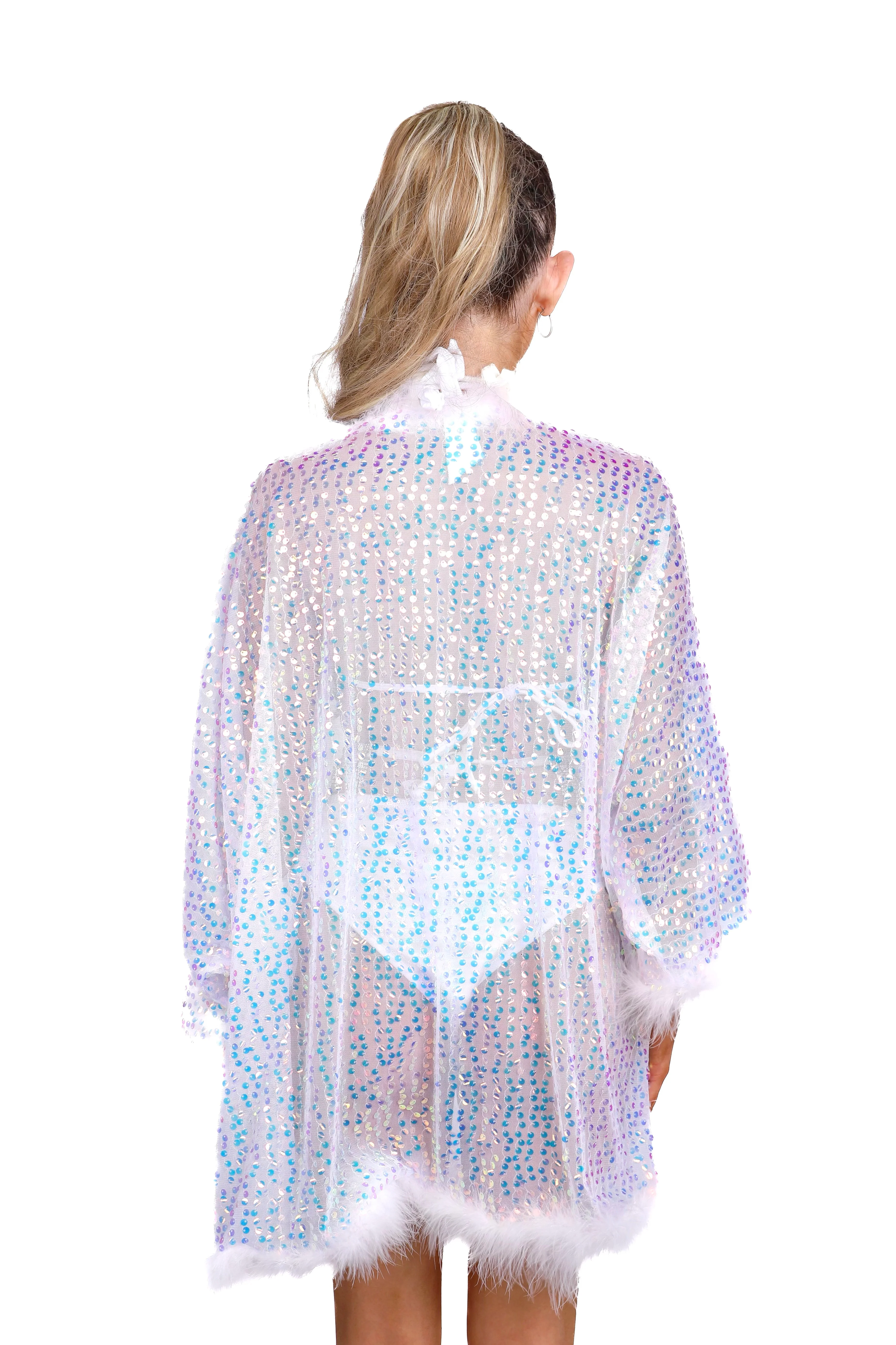 FULL OUTFIT- White Iridescent Diva (6 pcs) - Image 3