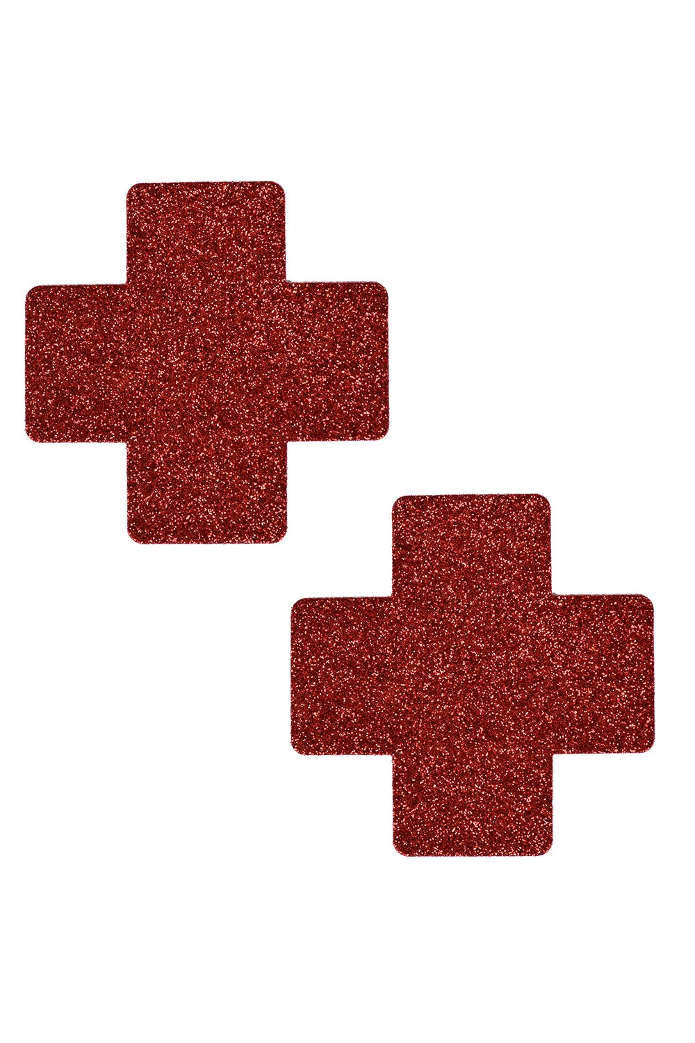 Glitter Red Cross Pasties - Image 2