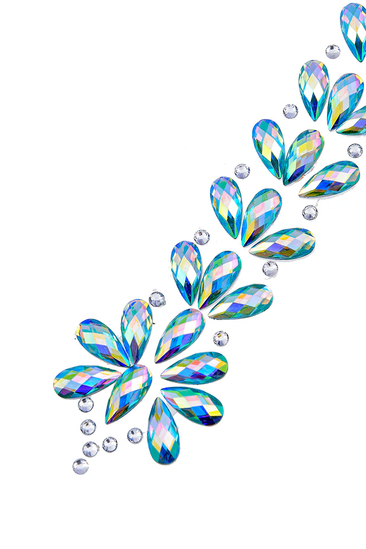 Green Iridescent Hair Gem - Image 4