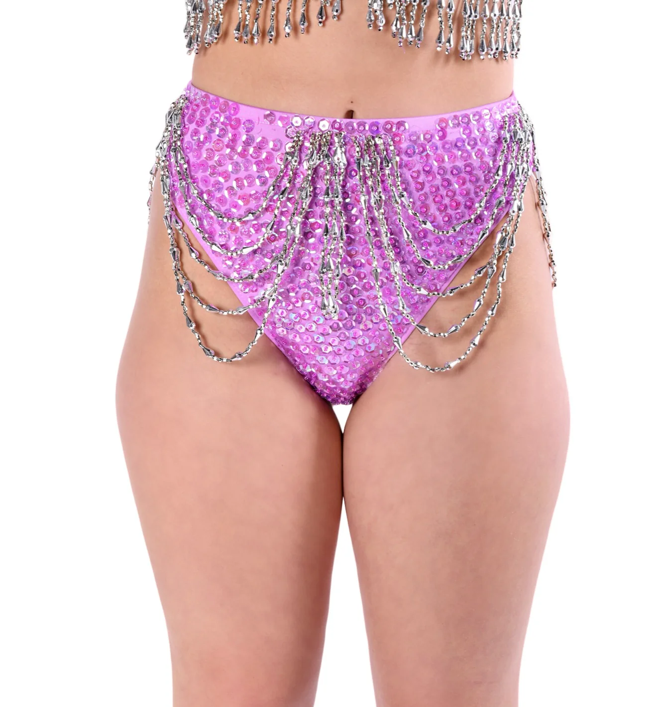 Hand Stitched Bottoms-Lilac Sparkle - Image 4