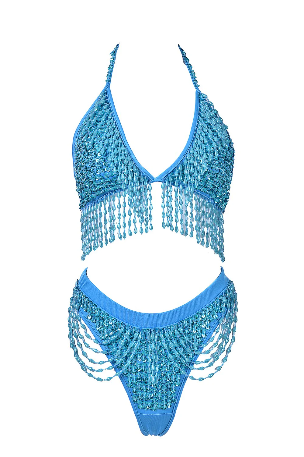 Hand Stitched Sequin Set- Pixie Blue - Image 6