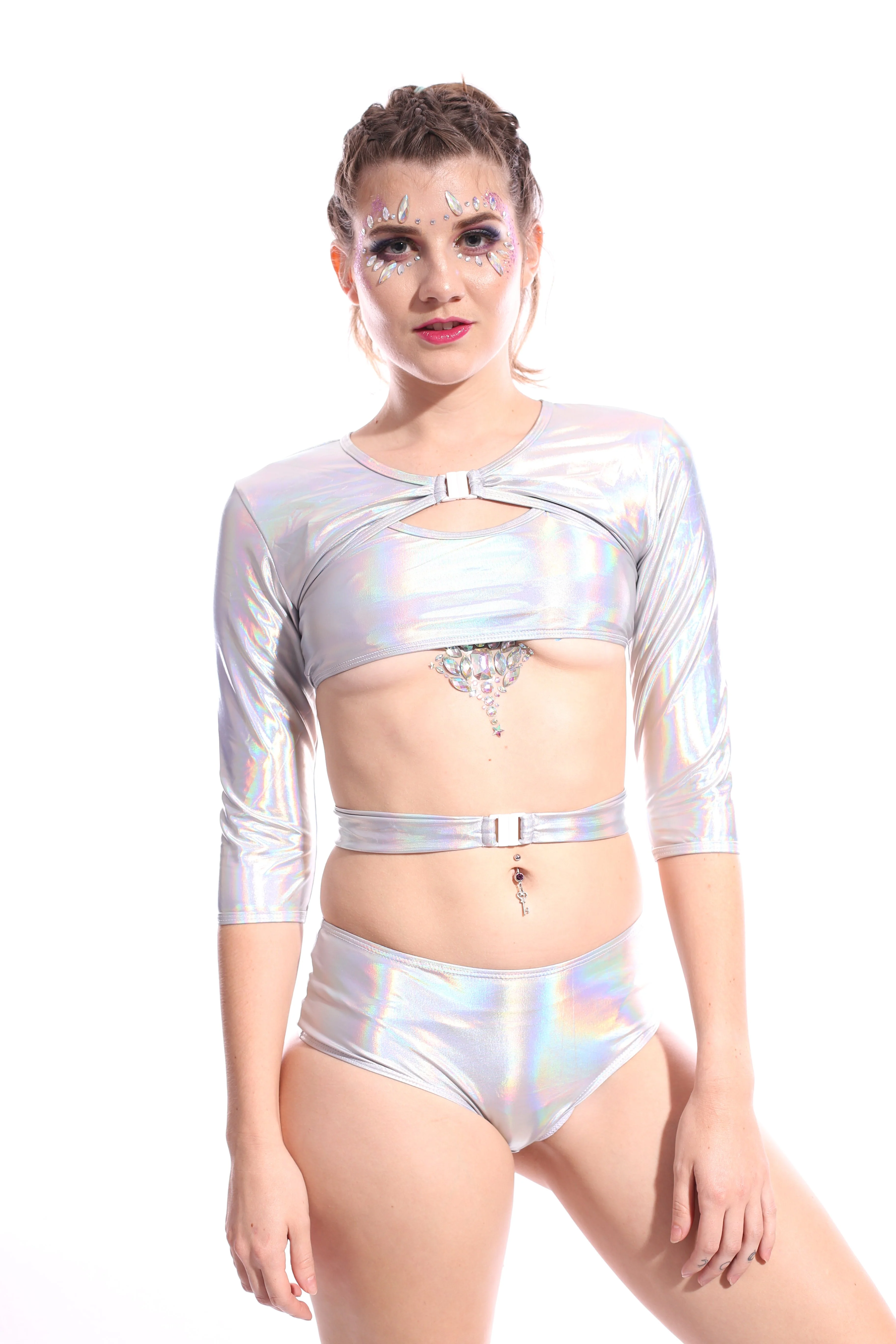 Hyperspace Low Waist Bottom/Booty Shorts - Image 3