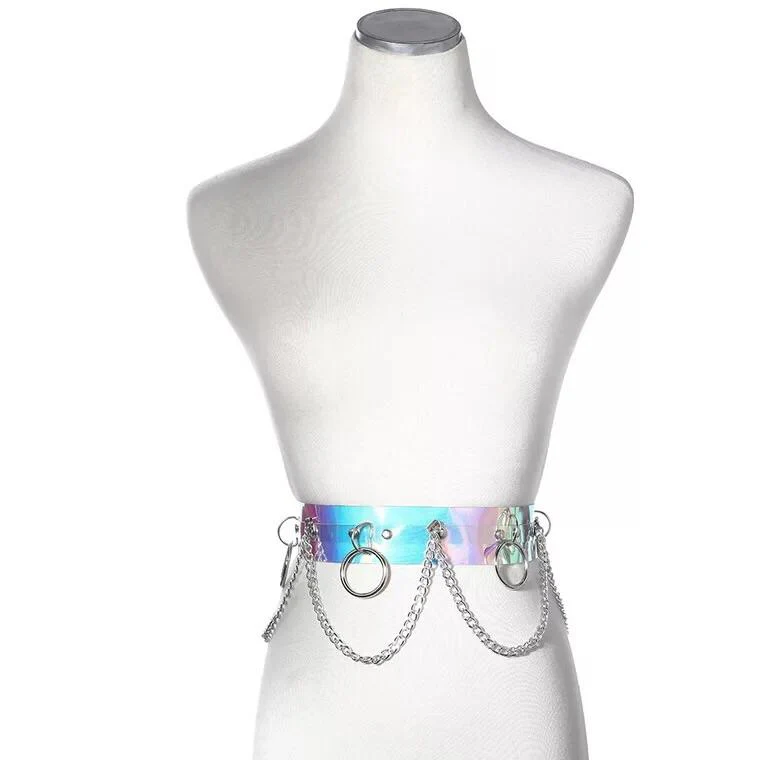Iridescent Chain Harness Belt - Image 3