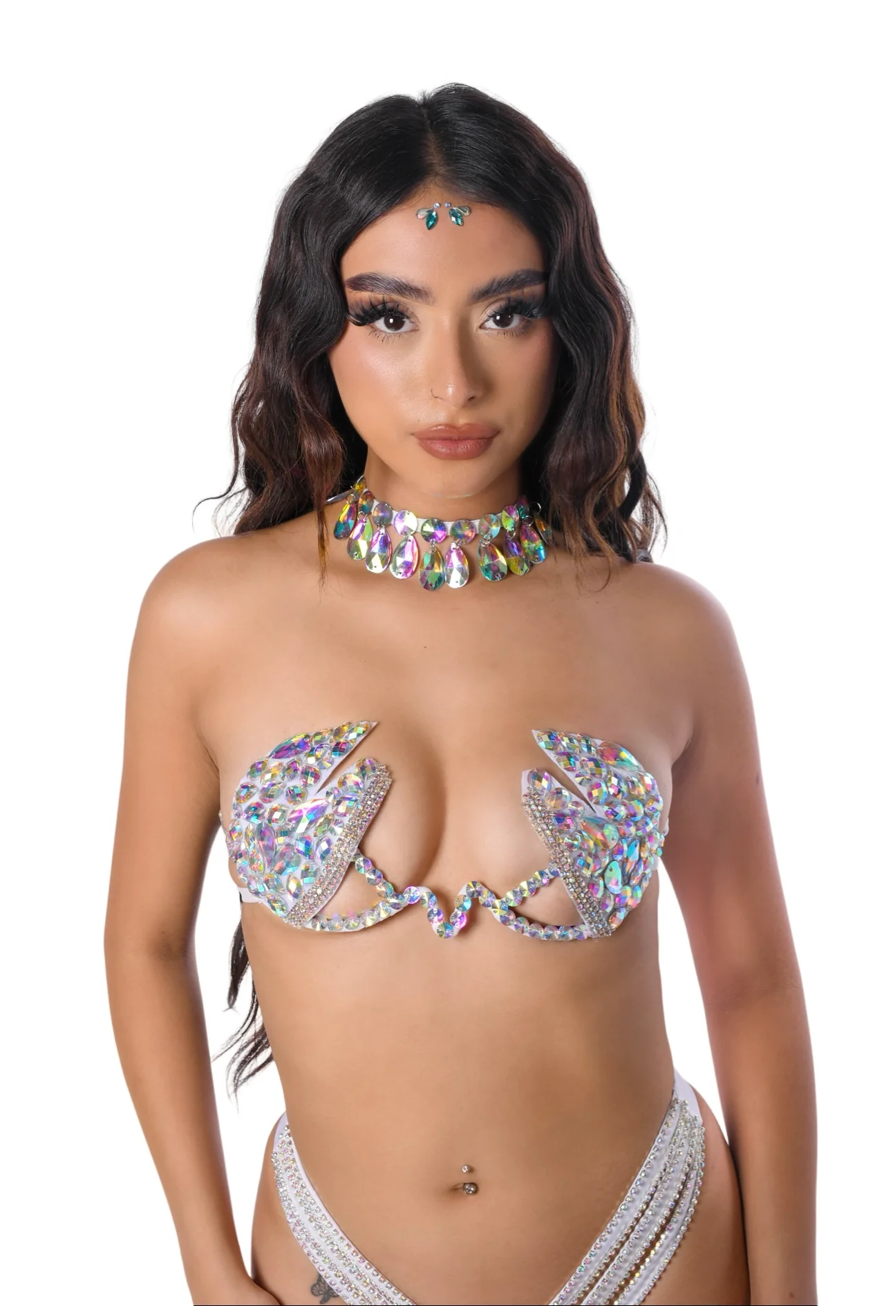 Iridescent Fairy Carnival Bra Top - Image 2