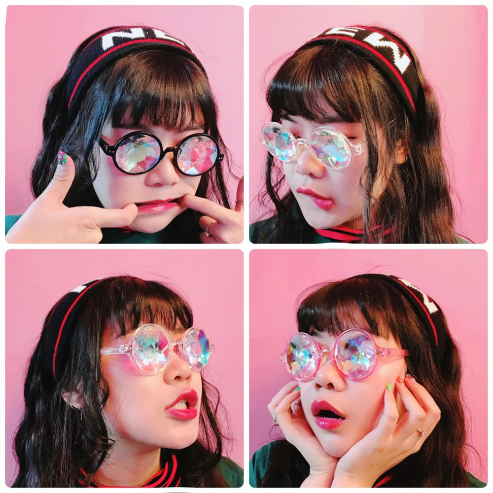 Pixie Kaleidoscope Glasses (3 Colors) - Image 2