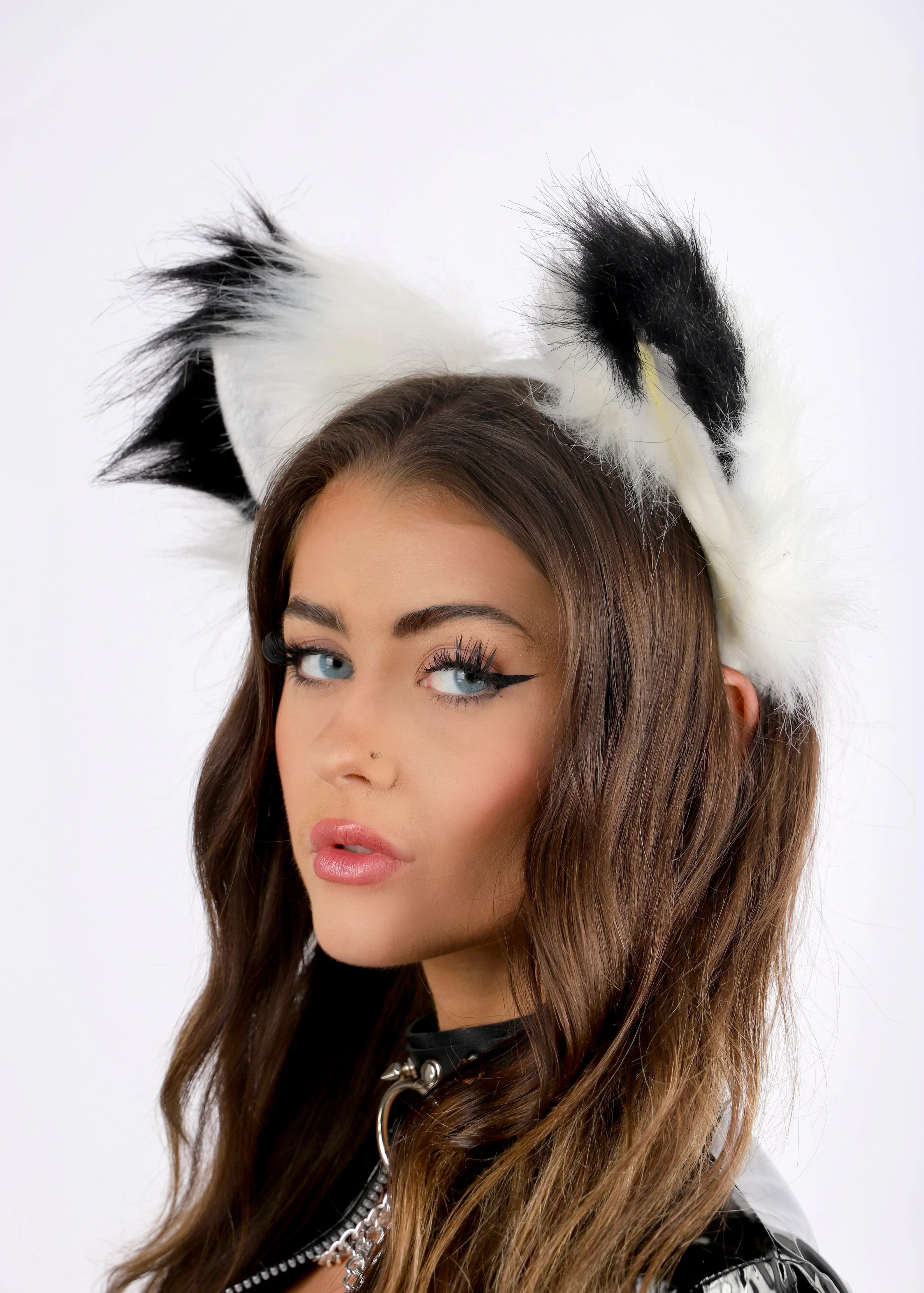 Midnight Fox Fuzzy Headband - Image 2