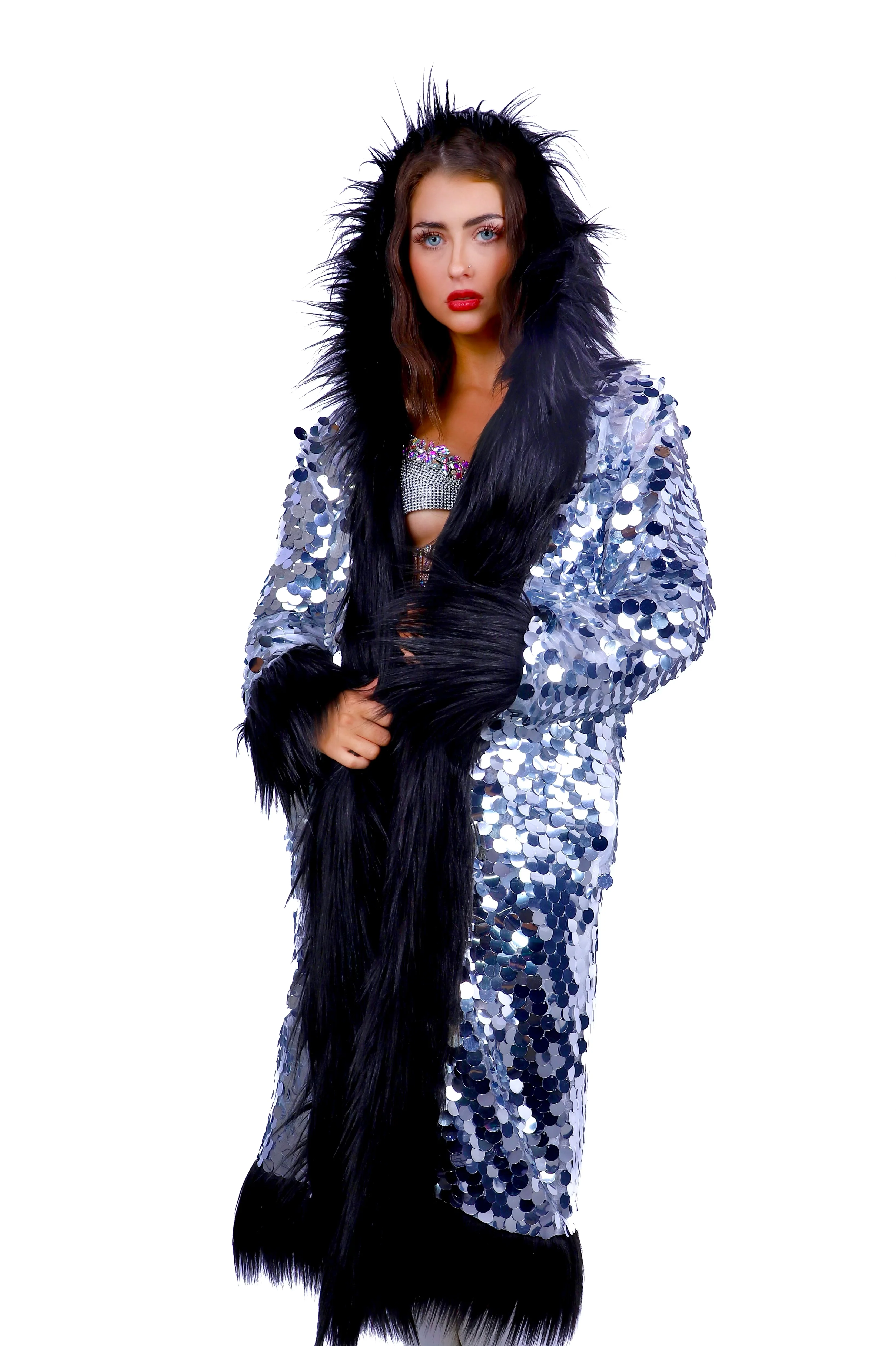 Forever Midnight Disco Fuzzy Jacket - Image 2